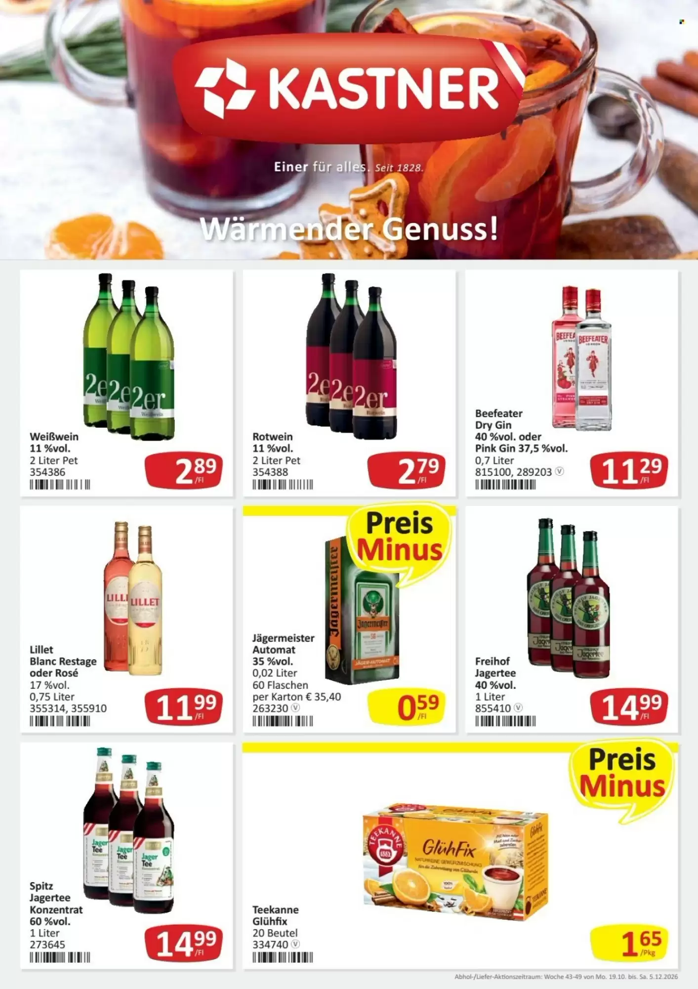 Kastner Flugblatt (ab 19.10.2026) - Angebote und Prospekt - Seite 1