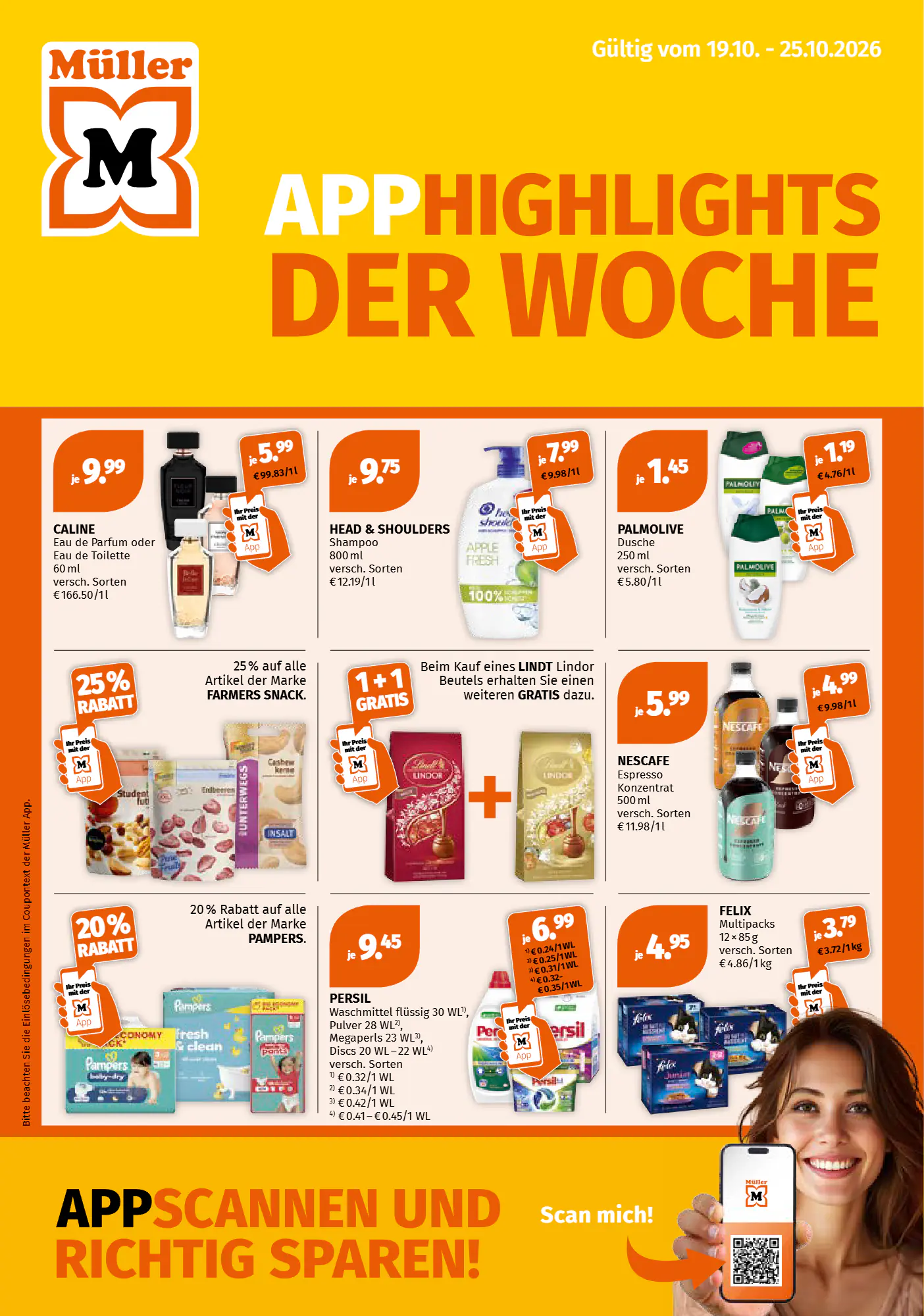 Müller Flugblatt (ab 19.10.2026) - Angebote und Prospekt - Seite 1