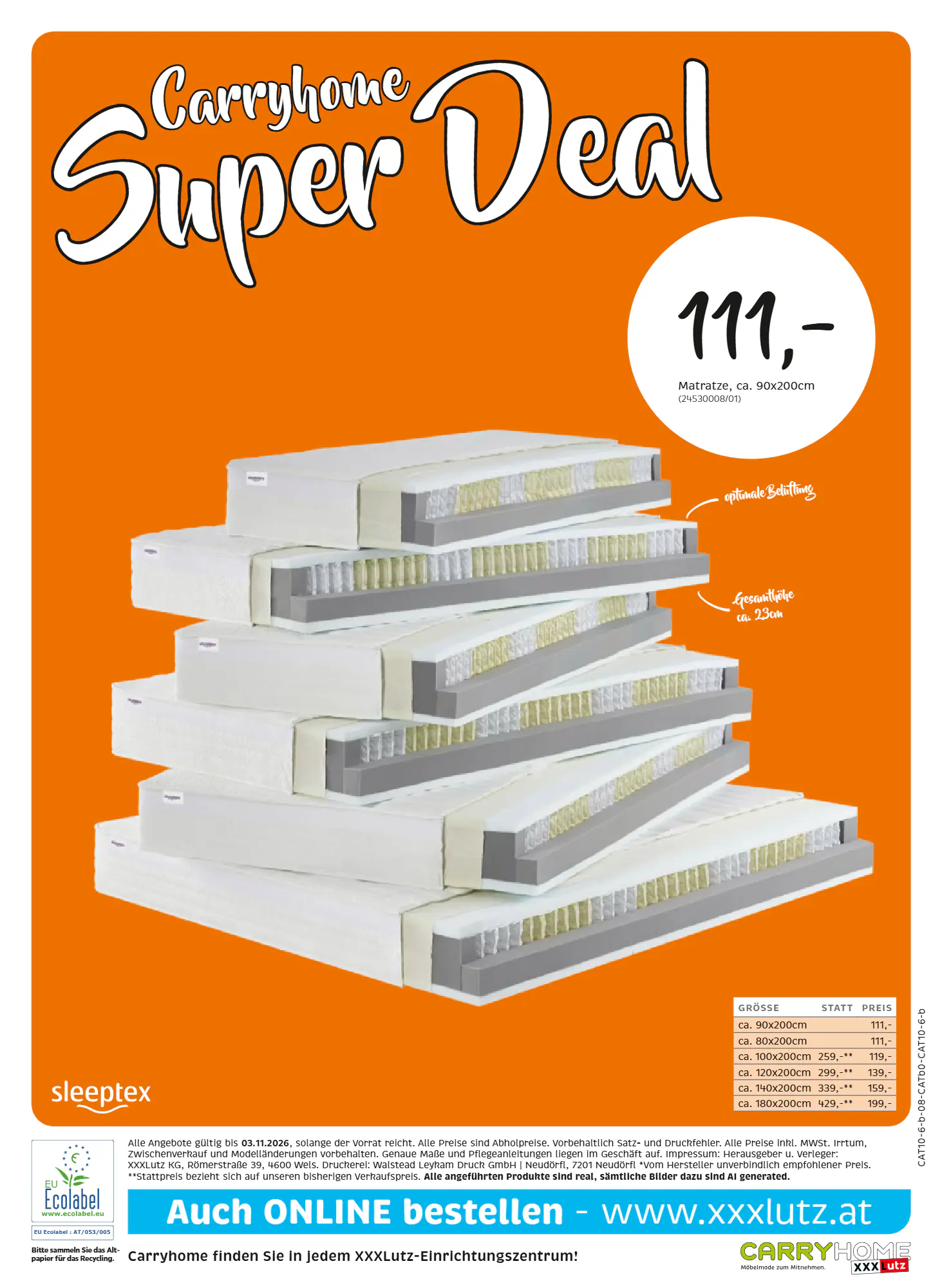 XXXLutz Flugblatt (ab 20.10.2026) - Angebote und Prospekt - Seite 8