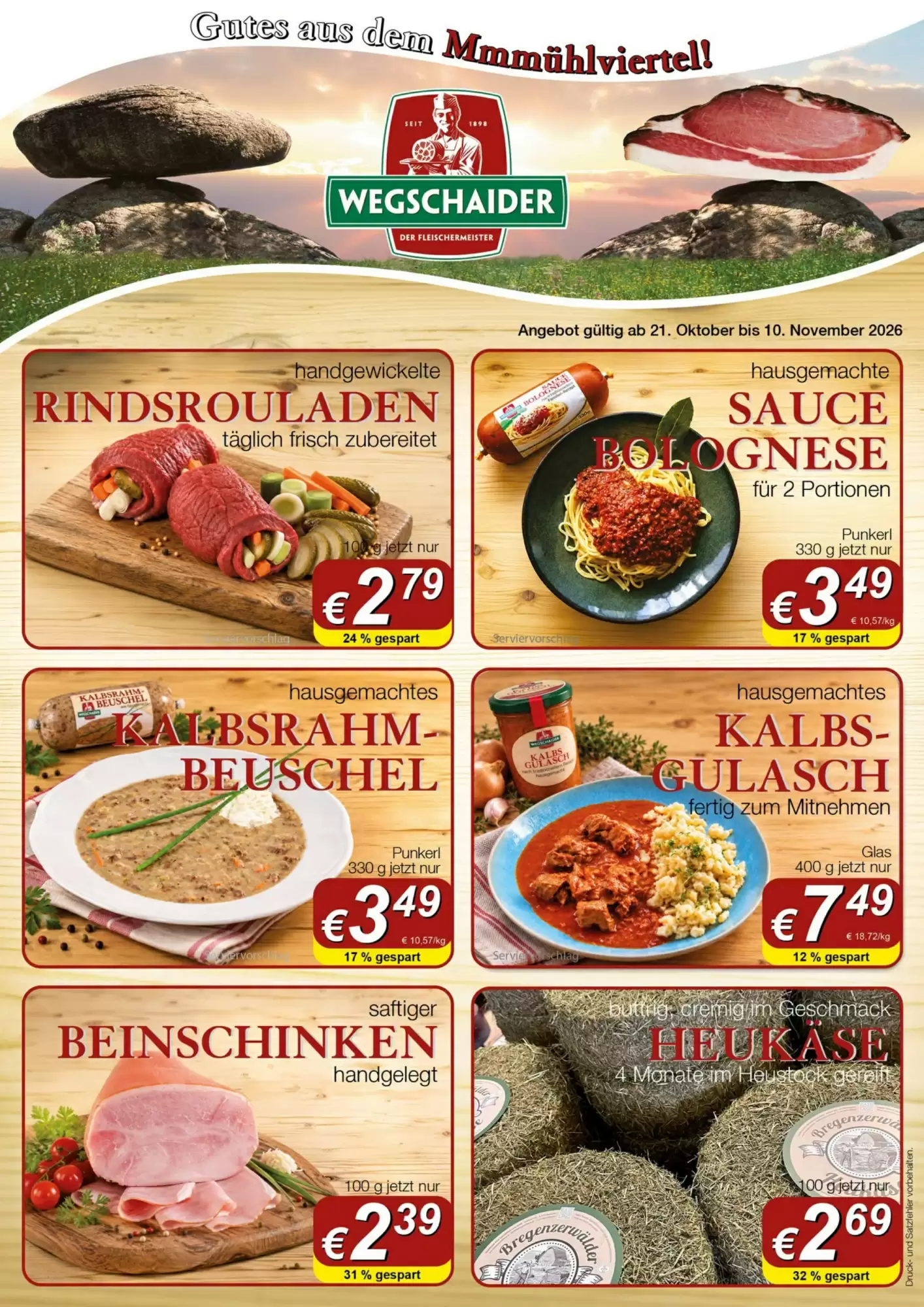 Wegschaider Flugblatt (ab 21.10.2026) - Angebote und Prospekt - Seite 3