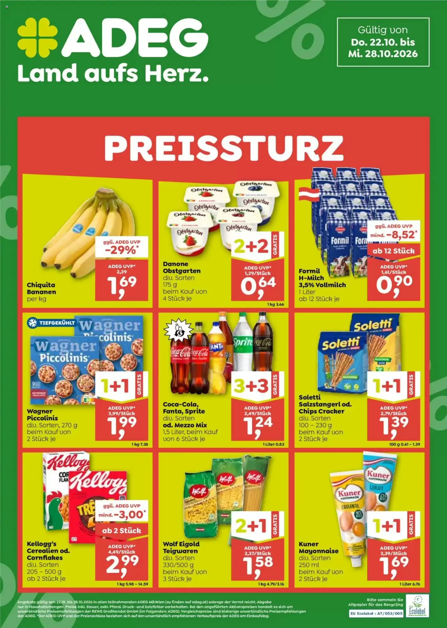 ADEG Flugblatt (ab 22.10.2026) - Angebote und Prospekt - Seite 1