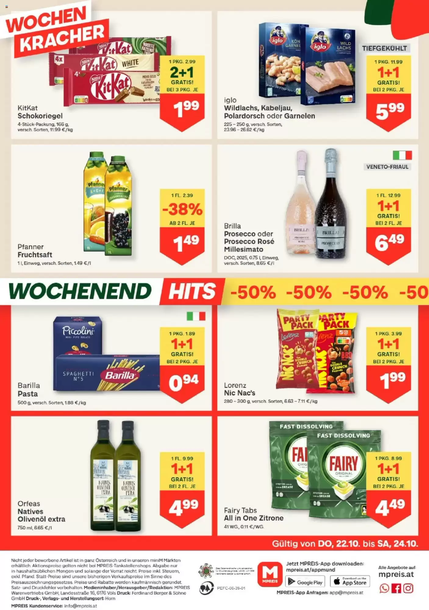 MPreis Flugblatt (ab 22.10.2026) - Angebote und Prospekt - Seite 12