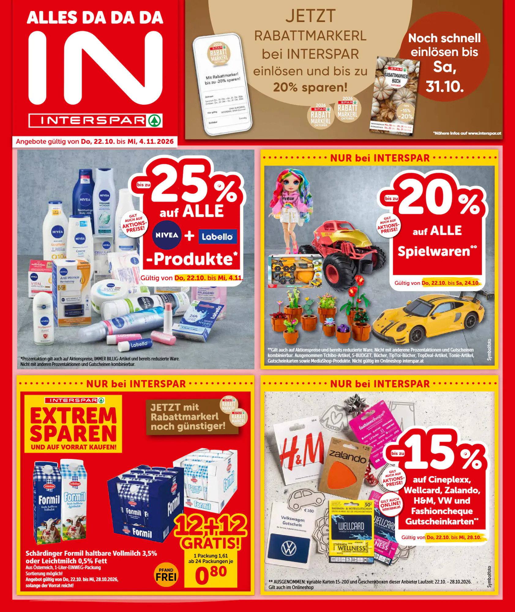 Interspar Flugblatt (ab 22.10.2026) - Angebote und Prospekt - Seite 1