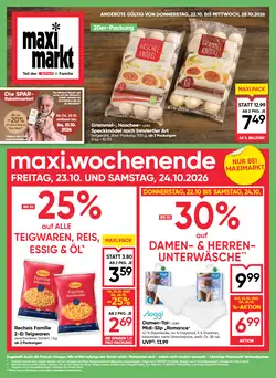 Maximarkt Flugblatt (ab 22.10.2026) - Angebote und Prospekt