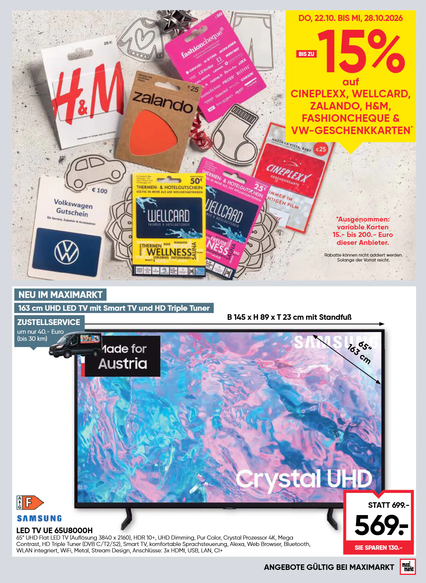 Maximarkt Flugblatt (ab 22.10.2026) - Angebote und Prospekt - Seite 21