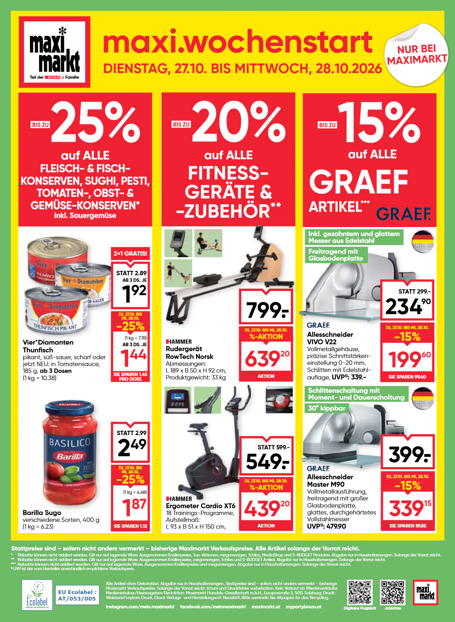 Maximarkt Flugblatt (ab 22.10.2026) - Angebote und Prospekt - Seite 24