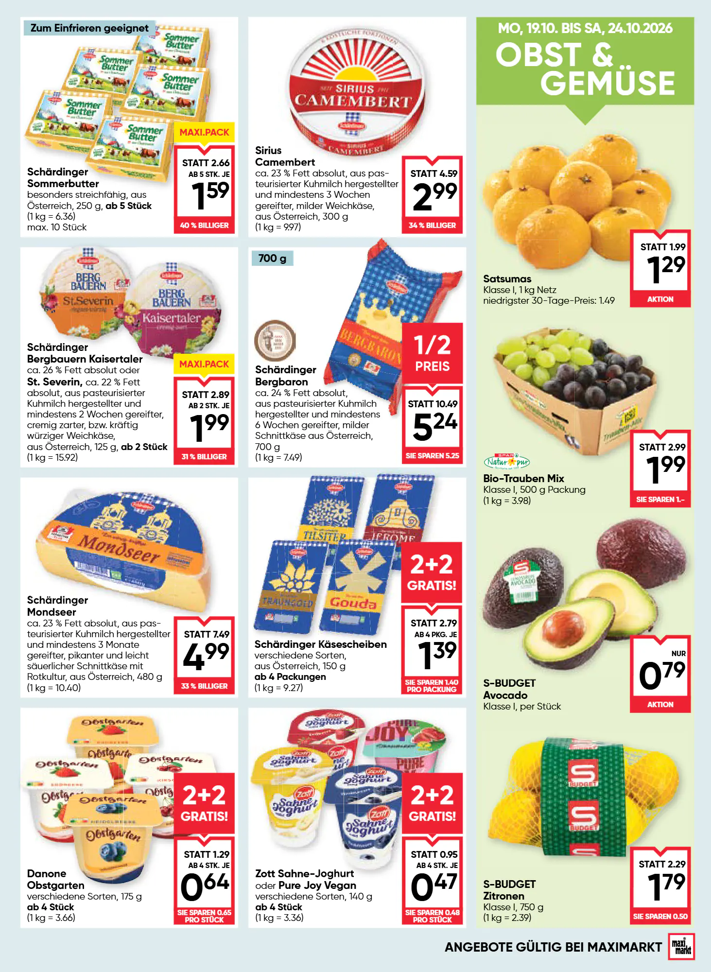 Maximarkt Flugblatt (ab 22.10.2026) - Angebote und Prospekt - Seite 9