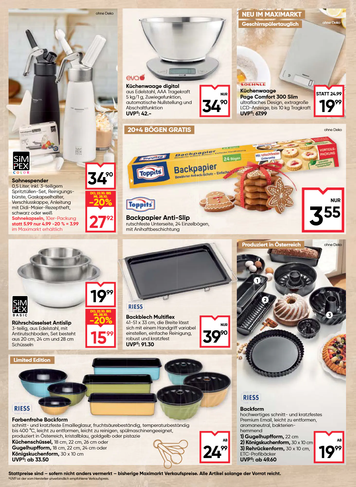 Maximarkt Flugblatt (ab 22.10.2026) - Angebote und Prospekt - Seite 8