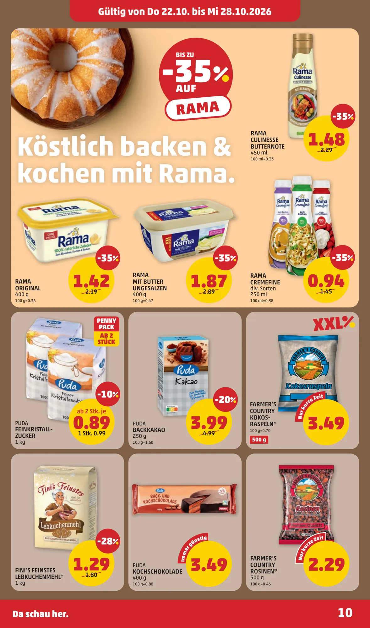 PENNY Flugblatt (ab 22.10.2026) - Angebote und Prospekt - Seite 10