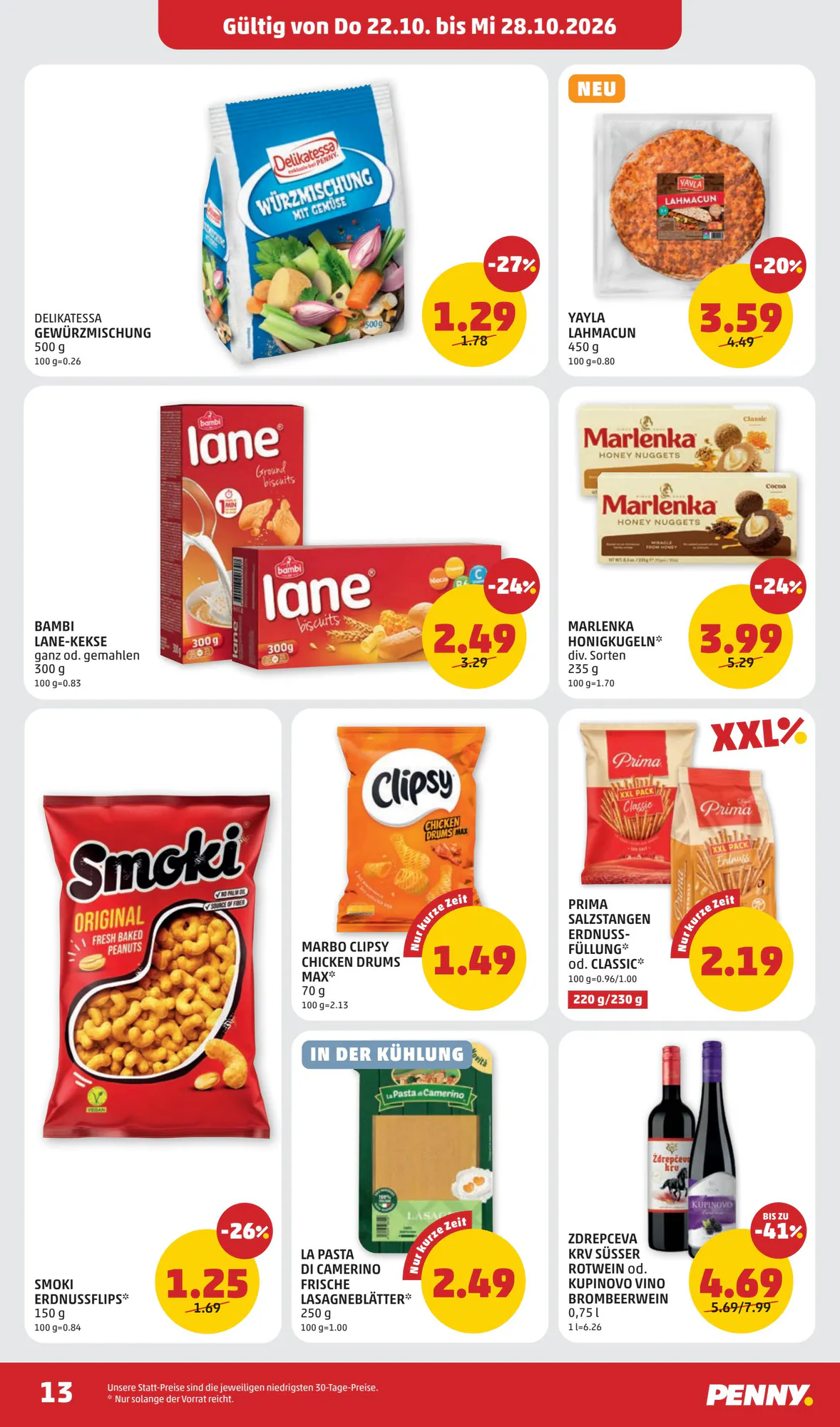 PENNY Flugblatt (ab 22.10.2026) - Angebote und Prospekt - Seite 13