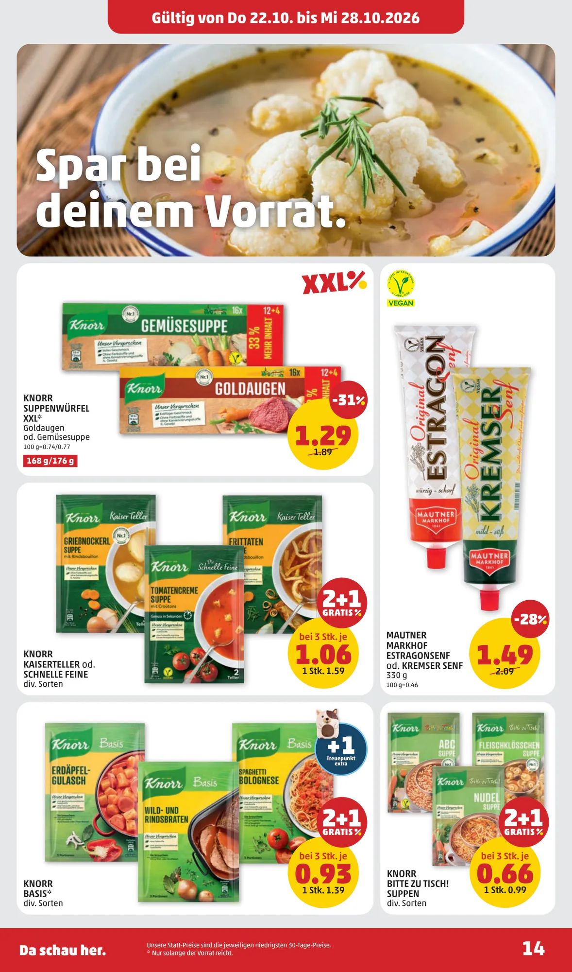 PENNY Flugblatt (ab 22.10.2026) - Angebote und Prospekt - Seite 14
