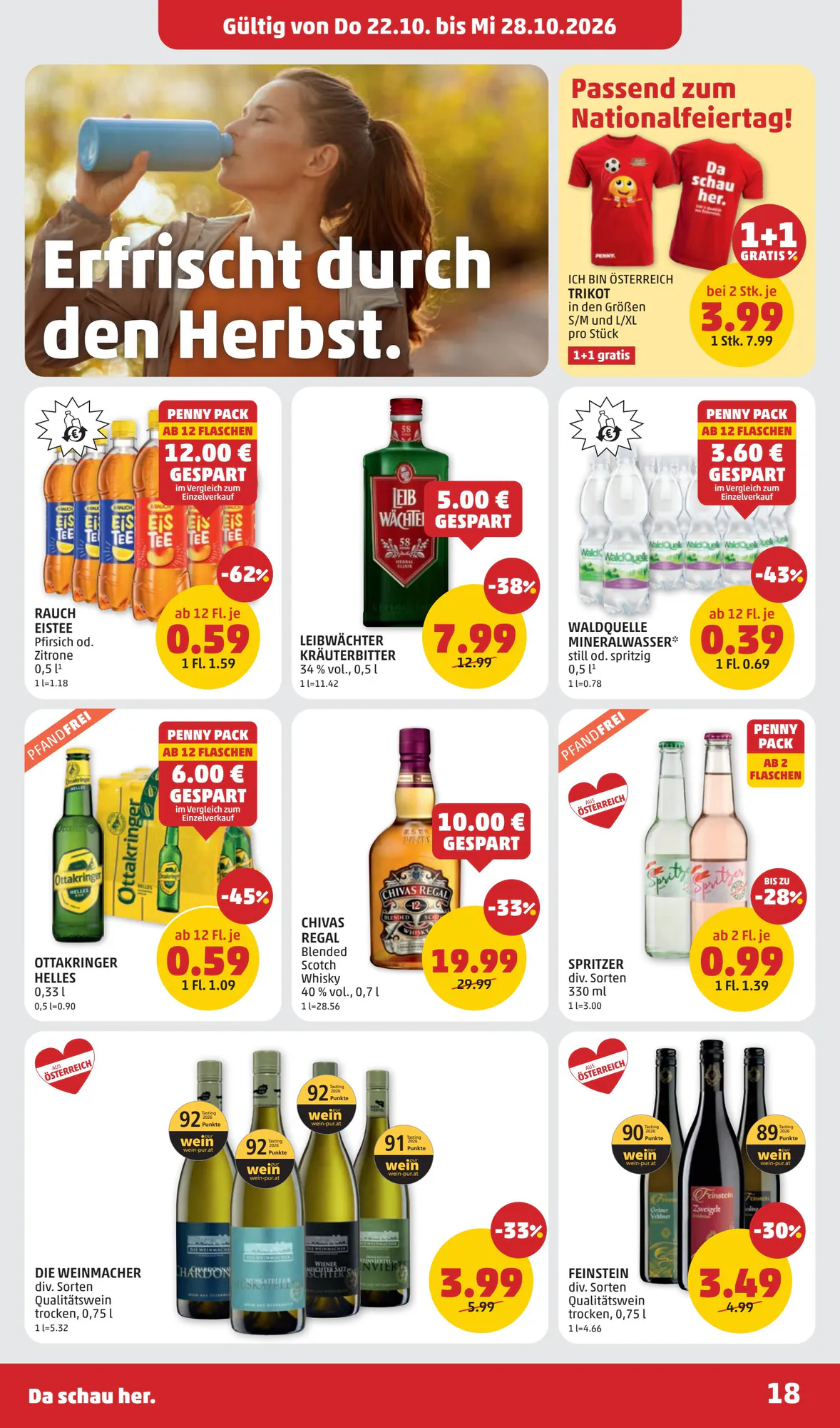 PENNY Flugblatt (ab 22.10.2026) - Angebote und Prospekt - Seite 18