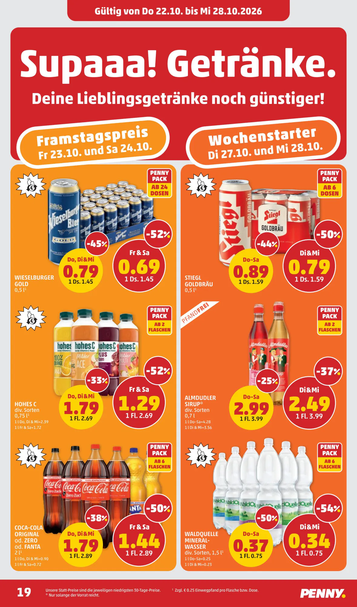 PENNY Flugblatt (ab 22.10.2026) - Angebote und Prospekt - Seite 19