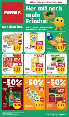 PENNY Flugblatt (ab 22.10.2026) - Angebote und Prospekt
