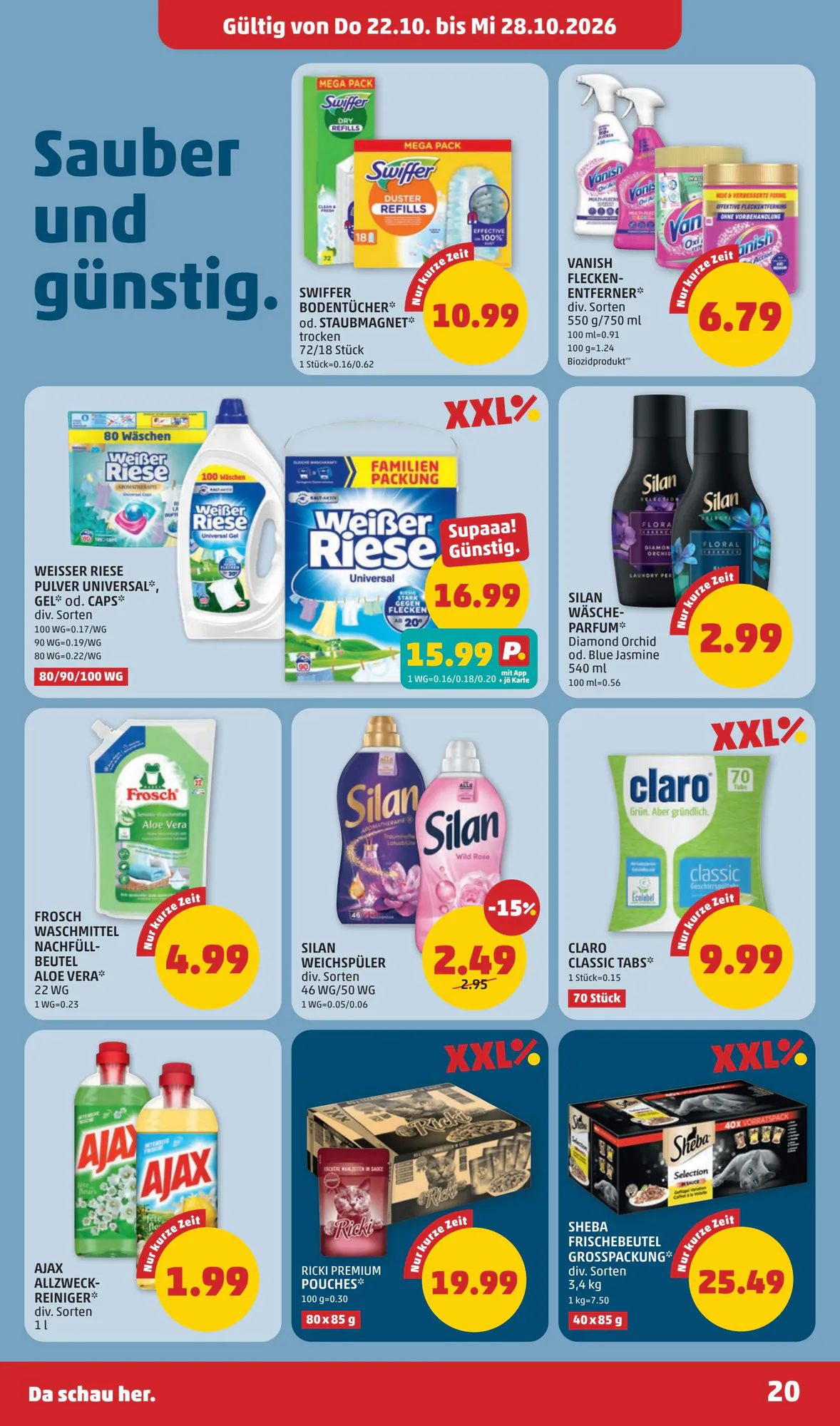 PENNY Flugblatt (ab 22.10.2026) - Angebote und Prospekt - Seite 20