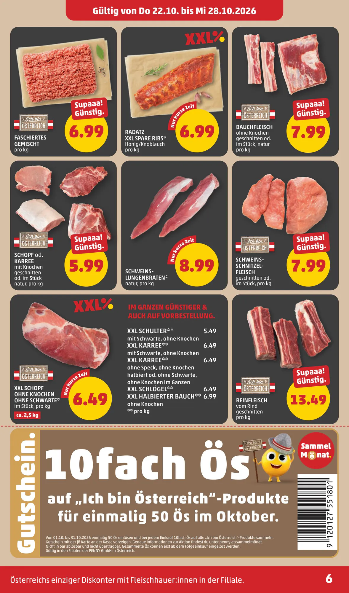 PENNY Flugblatt (ab 22.10.2026) - Angebote und Prospekt - Seite 6