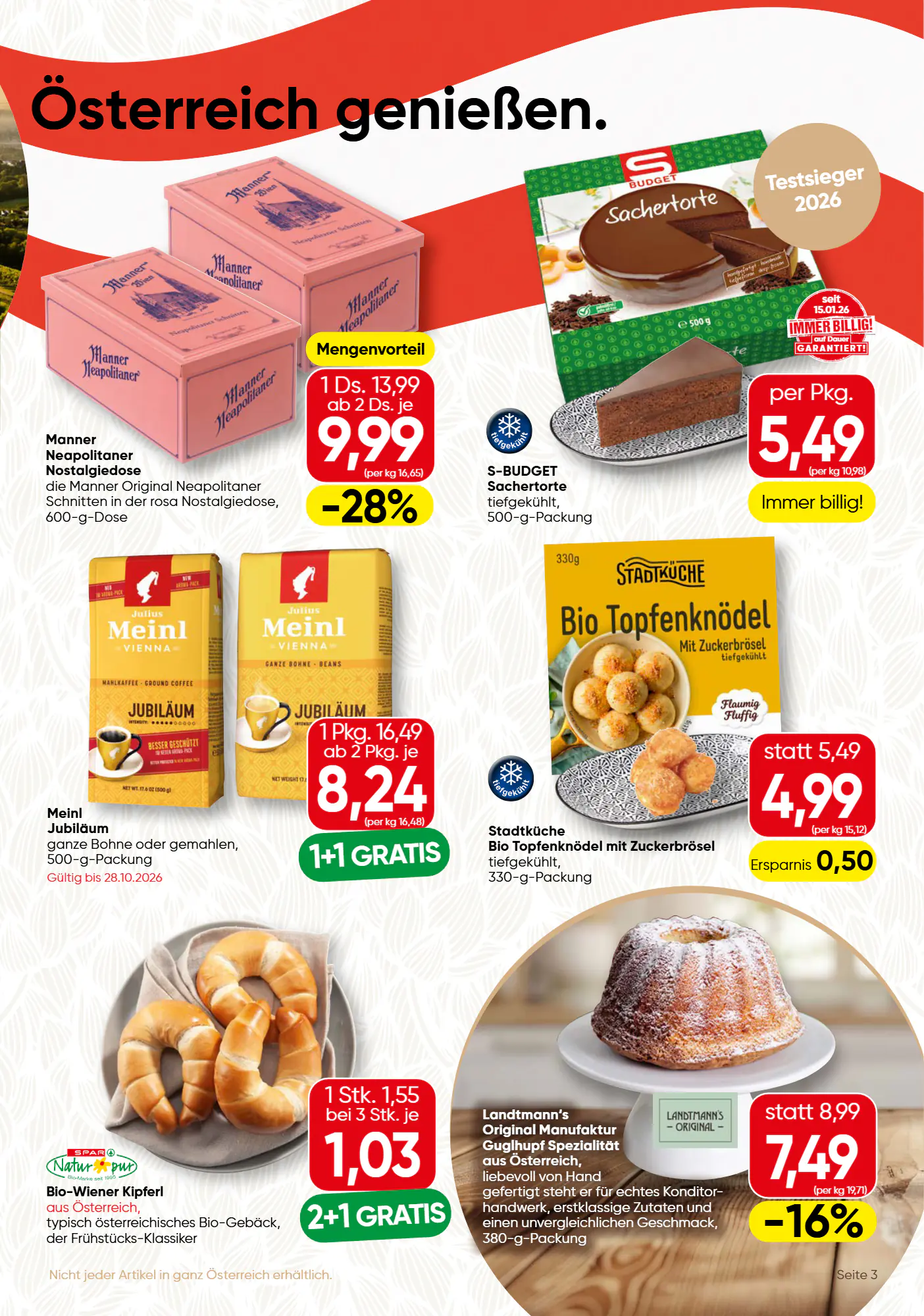 SPAR Gourmet Flugblatt (ab 22.10.2026) - Angebote und Prospekt - Seite 3