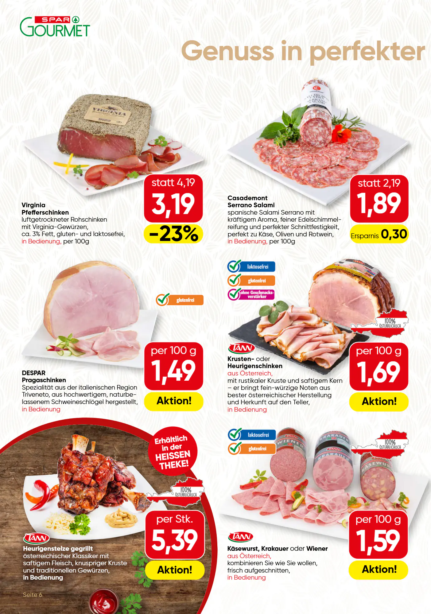 SPAR Gourmet Flugblatt (ab 22.10.2026) - Angebote und Prospekt - Seite 6