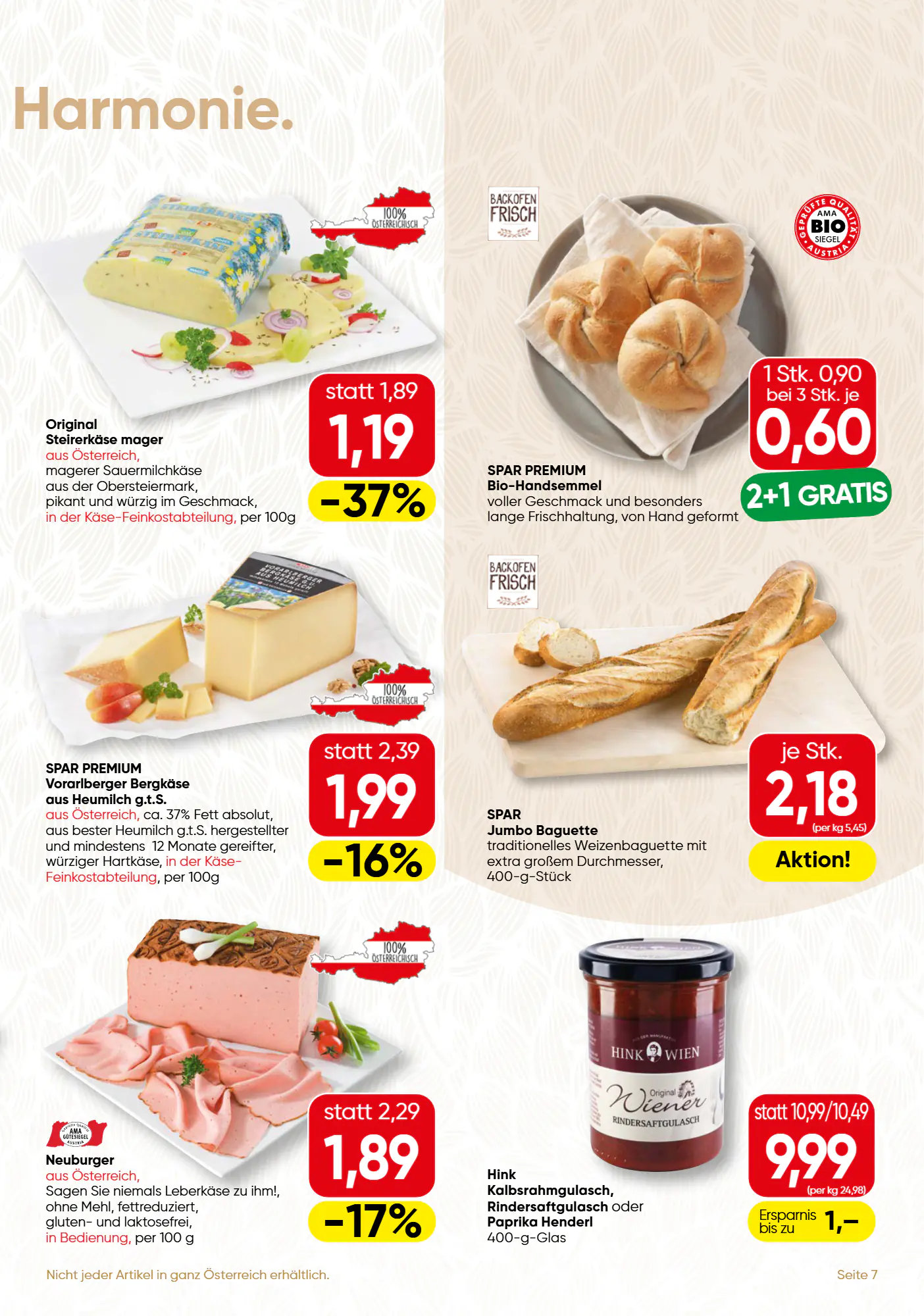 SPAR Gourmet Flugblatt (ab 22.10.2026) - Angebote und Prospekt - Seite 7