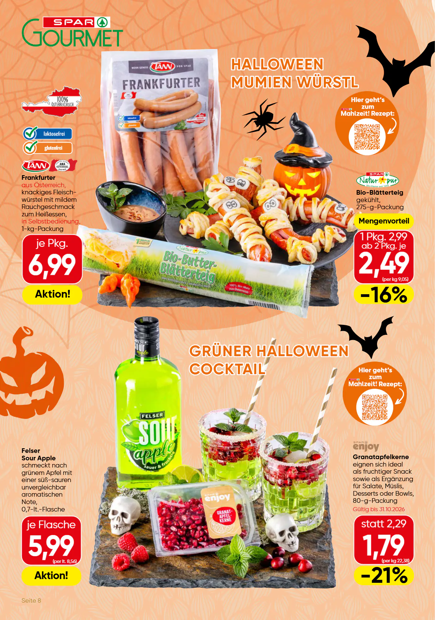 SPAR Gourmet Flugblatt (ab 22.10.2026) - Angebote und Prospekt - Seite 8