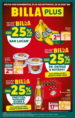 Billa Flugblatt (ab 22.10.2026) - Angebote und Prospekt