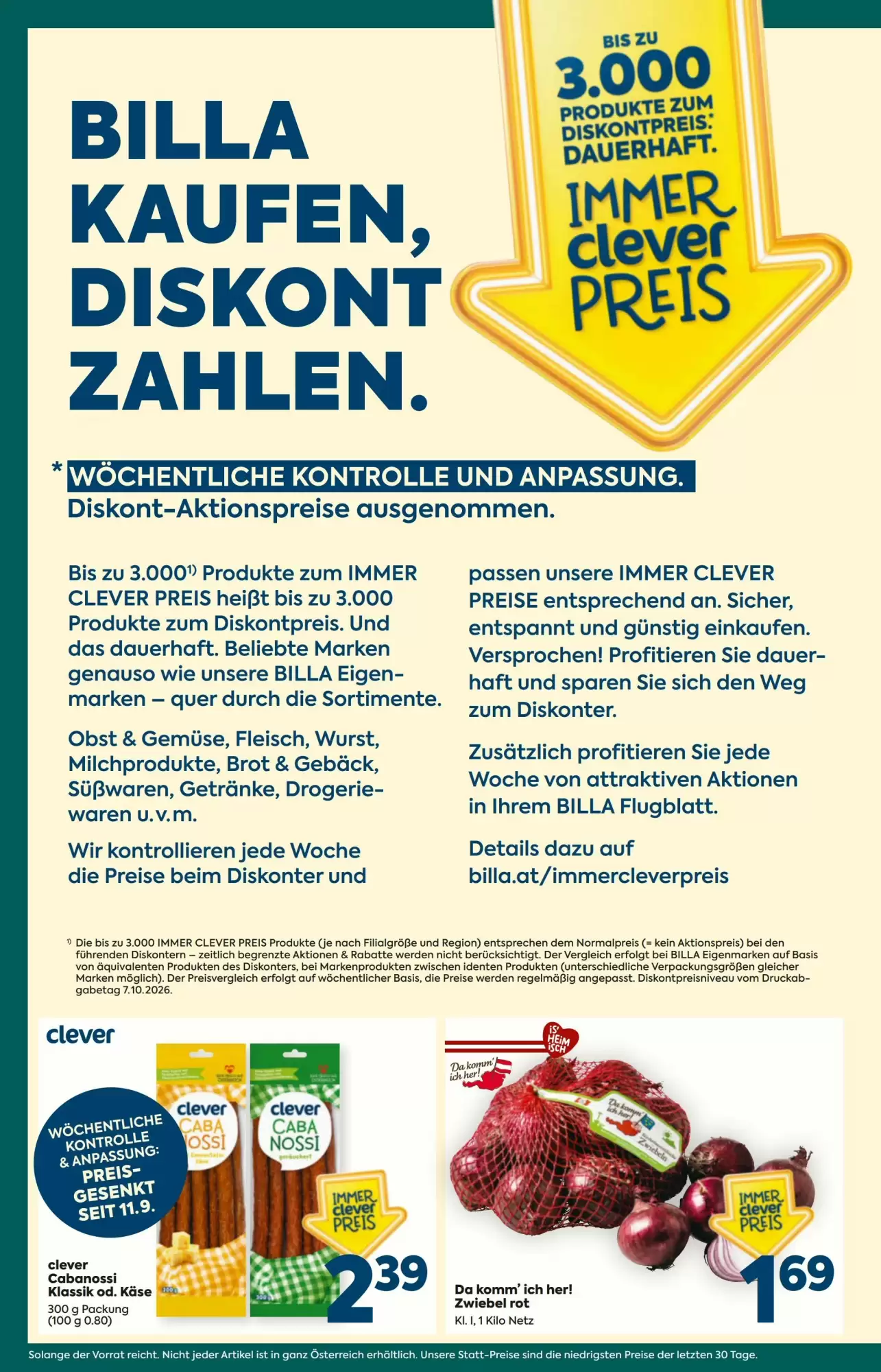 Billa Flugblatt (ab 22.10.2026) - Angebote und Prospekt - Seite 2