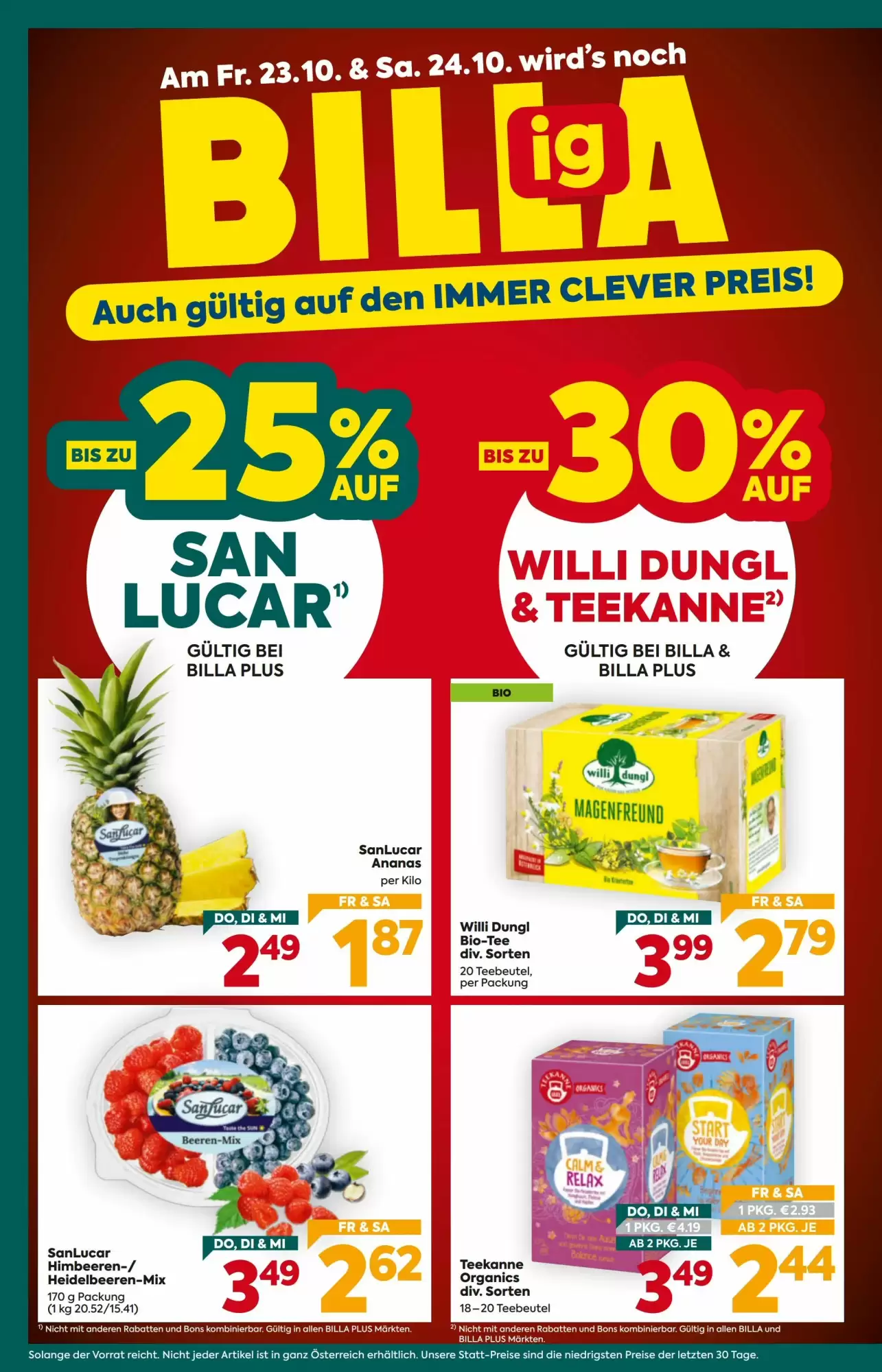 Billa Flugblatt (ab 22.10.2026) - Angebote und Prospekt - Seite 4