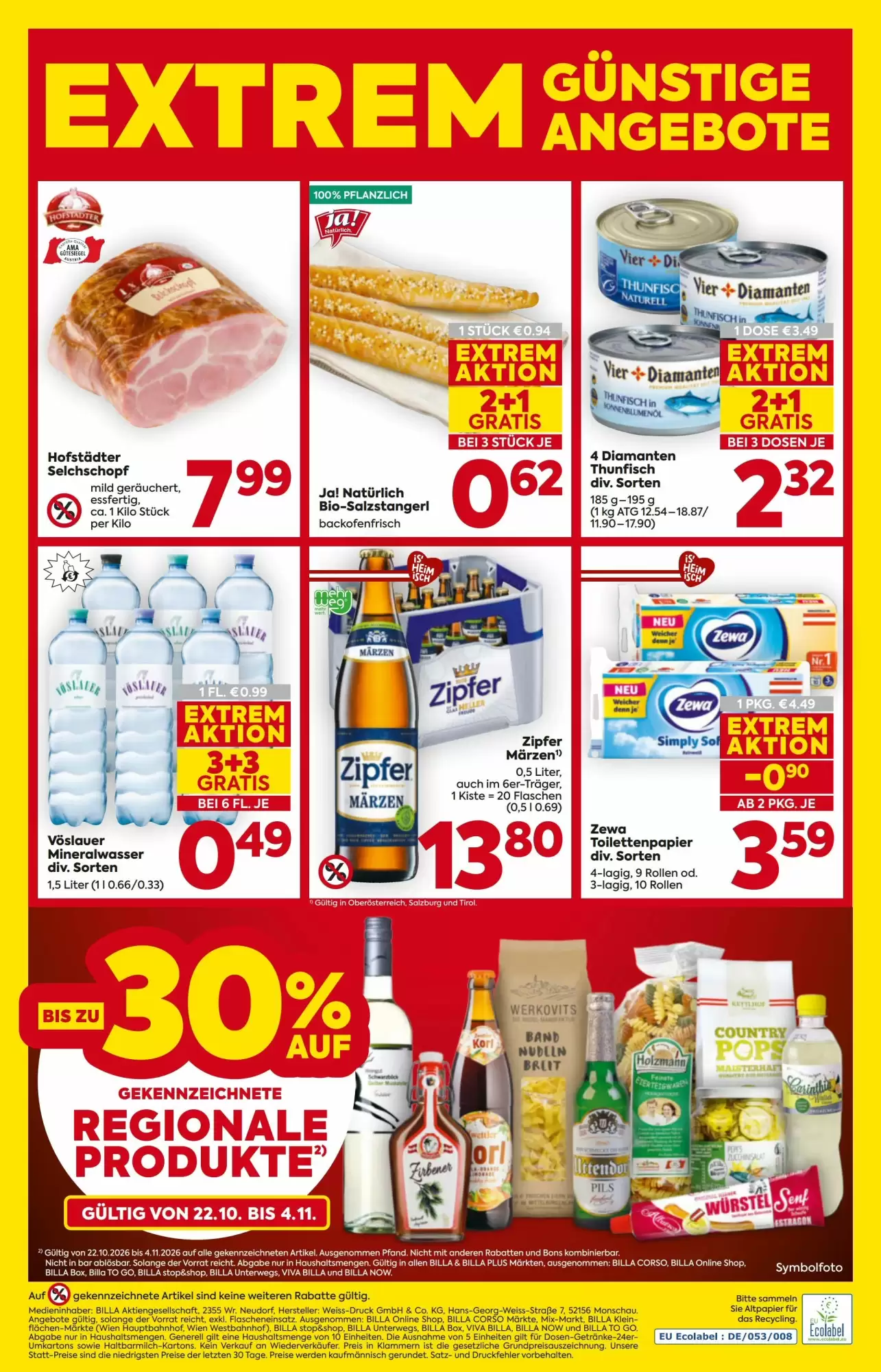 Billa Flugblatt (ab 22.10.2026) - Angebote und Prospekt - Seite 20