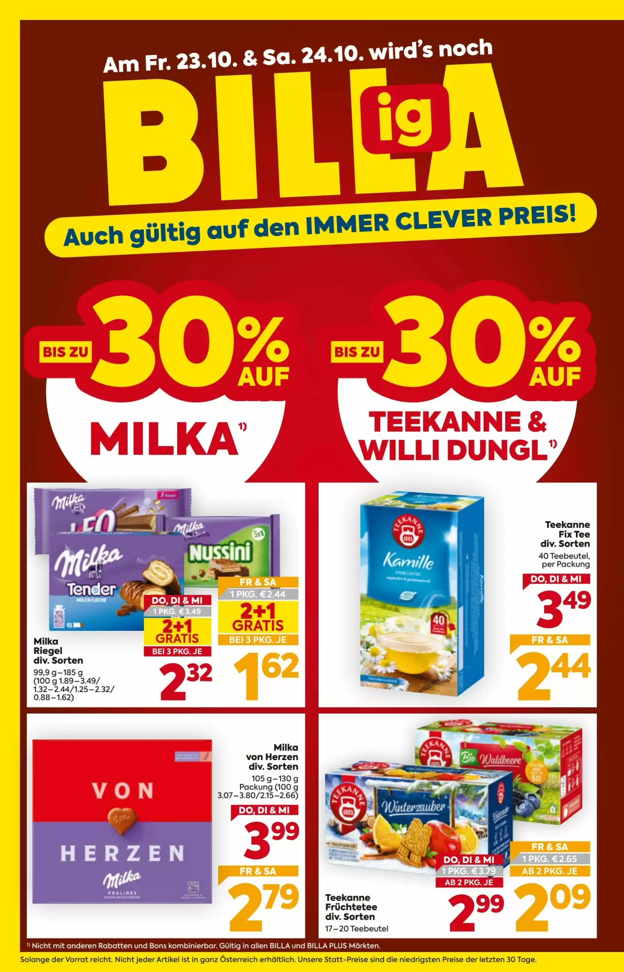 Billa Flugblatt (ab 22.10.2026) - Angebote und Prospekt - Seite 4