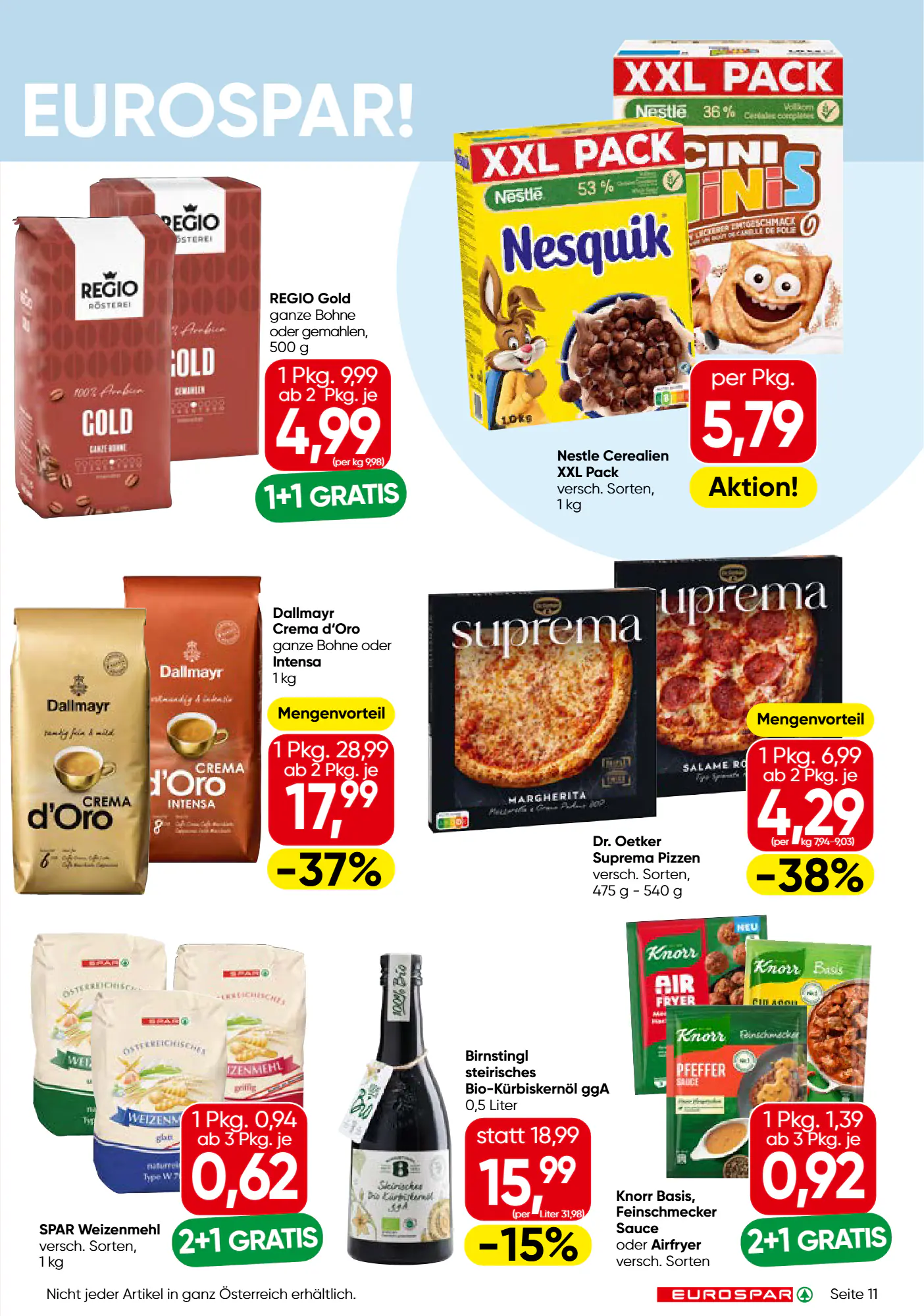 Eurospar Flugblatt (ab 22.10.2026) - Angebote und Prospekt - Seite 11