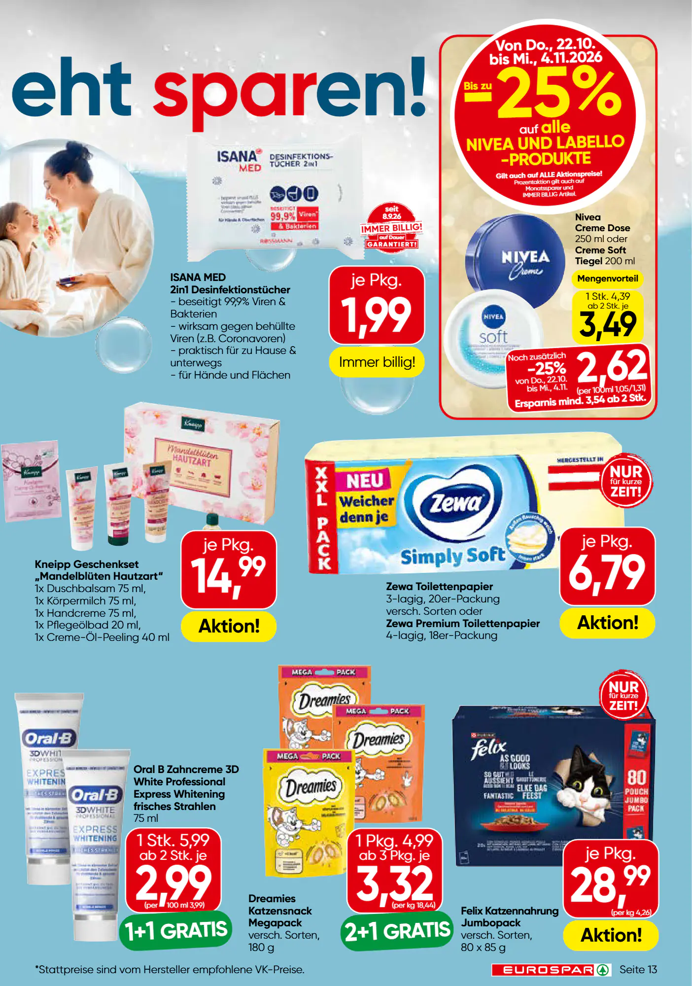 Eurospar Flugblatt (ab 22.10.2026) - Angebote und Prospekt - Seite 13