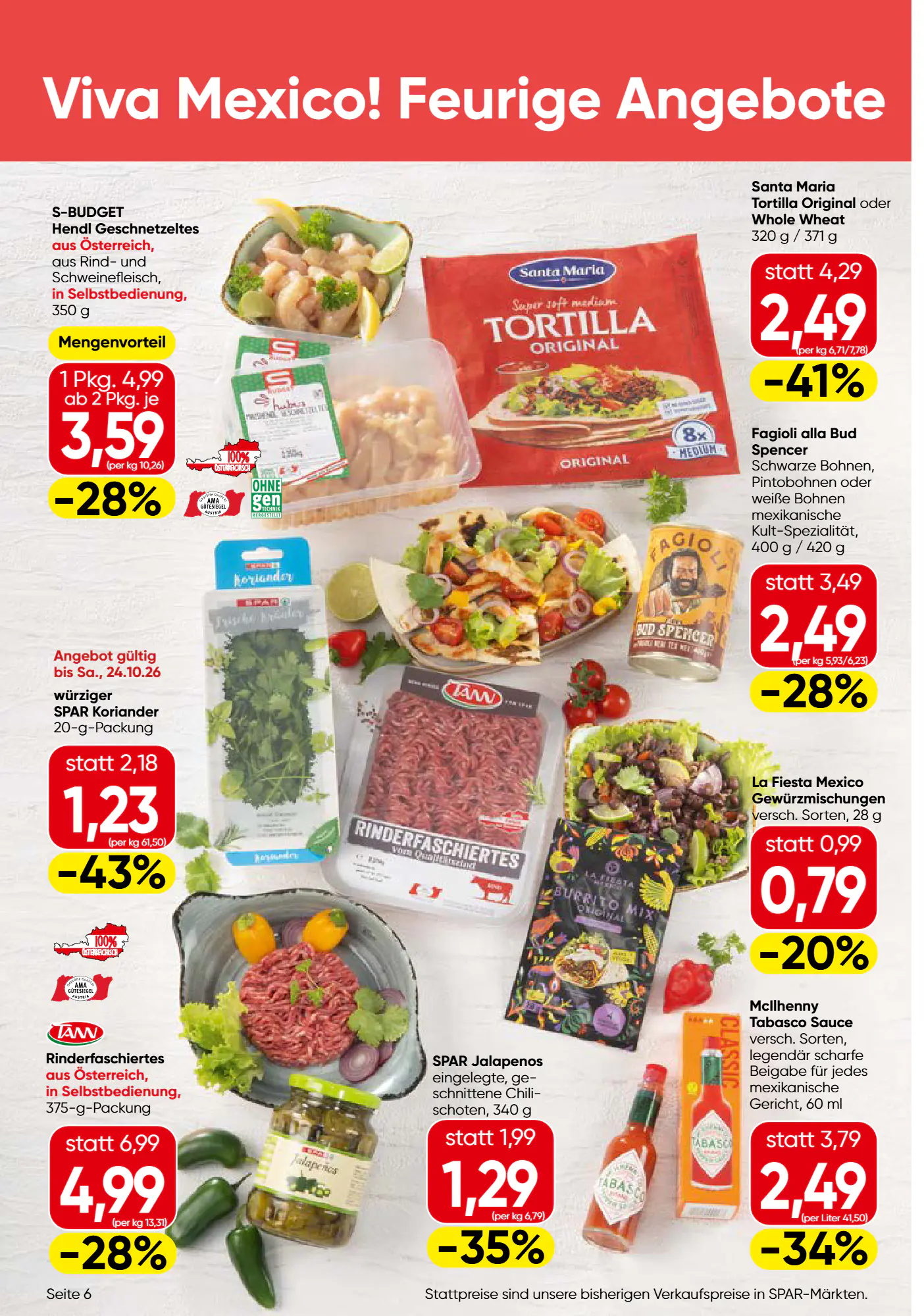 Eurospar Flugblatt (ab 22.10.2026) - Angebote und Prospekt - Seite 6