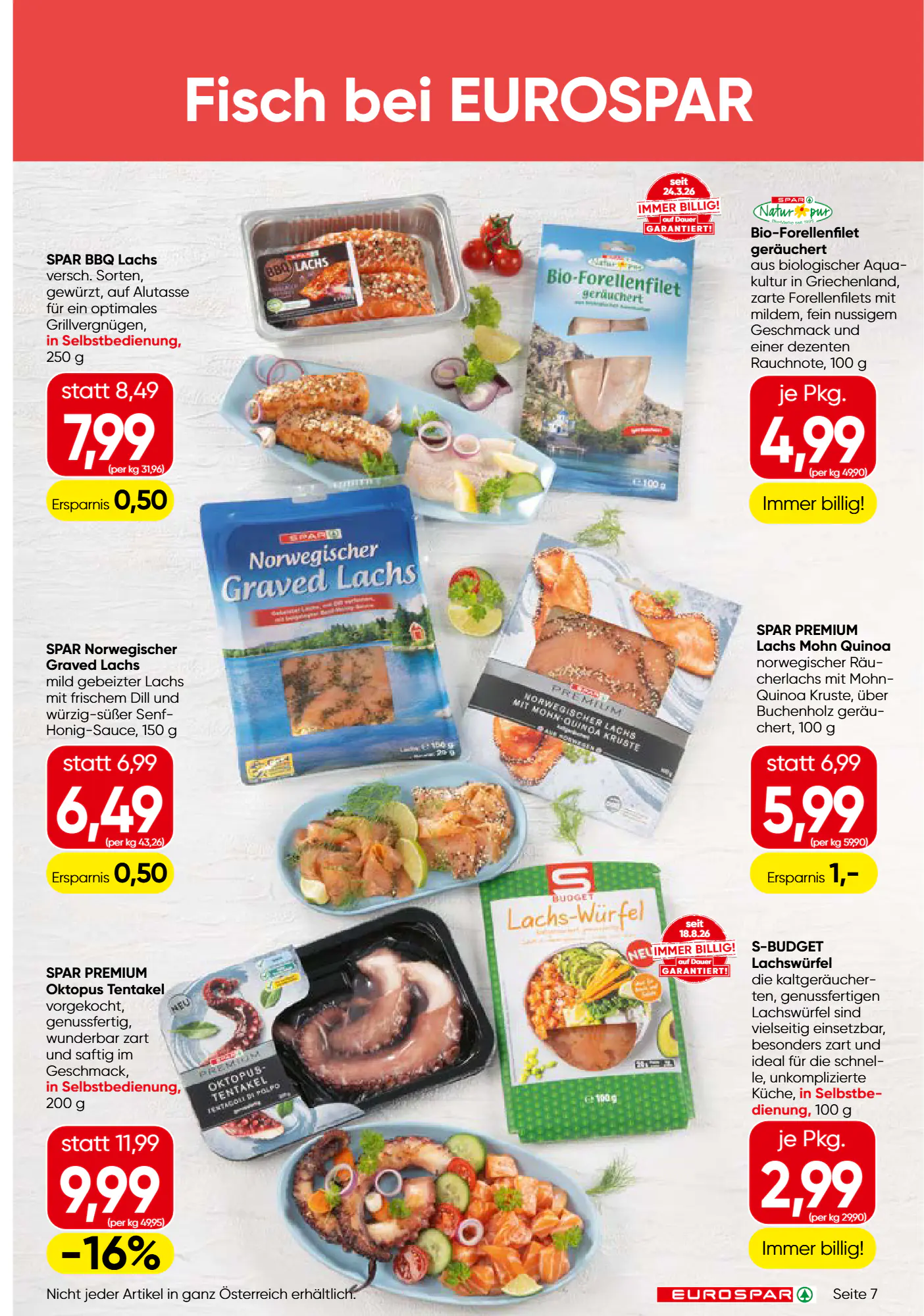 Eurospar Flugblatt (ab 22.10.2026) - Angebote und Prospekt - Seite 7