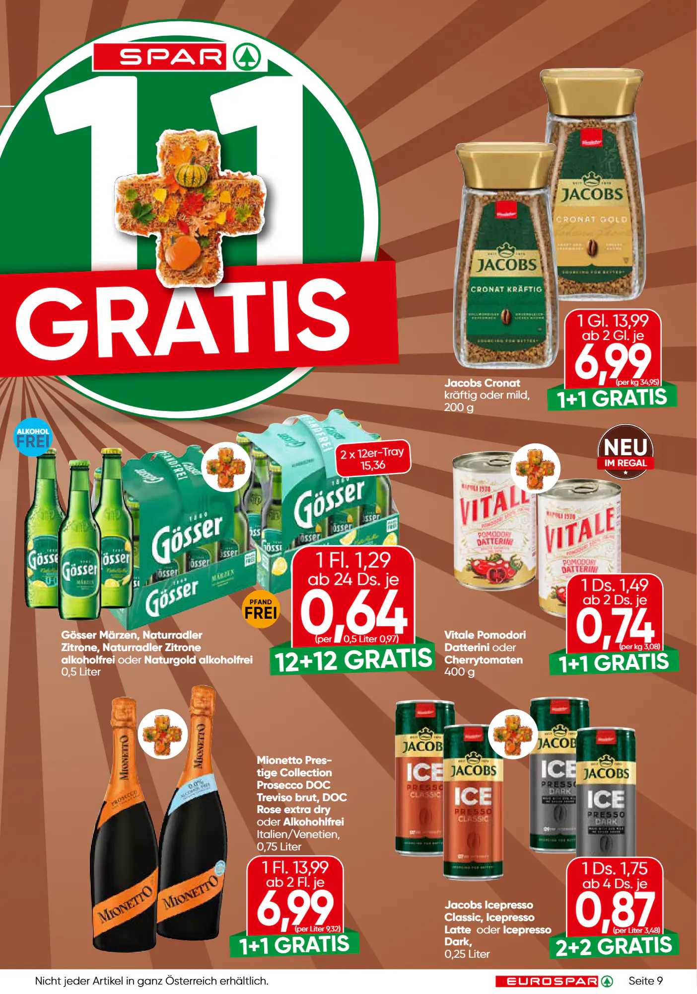 Eurospar Flugblatt (ab 22.10.2026) - Angebote und Prospekt - Seite 9