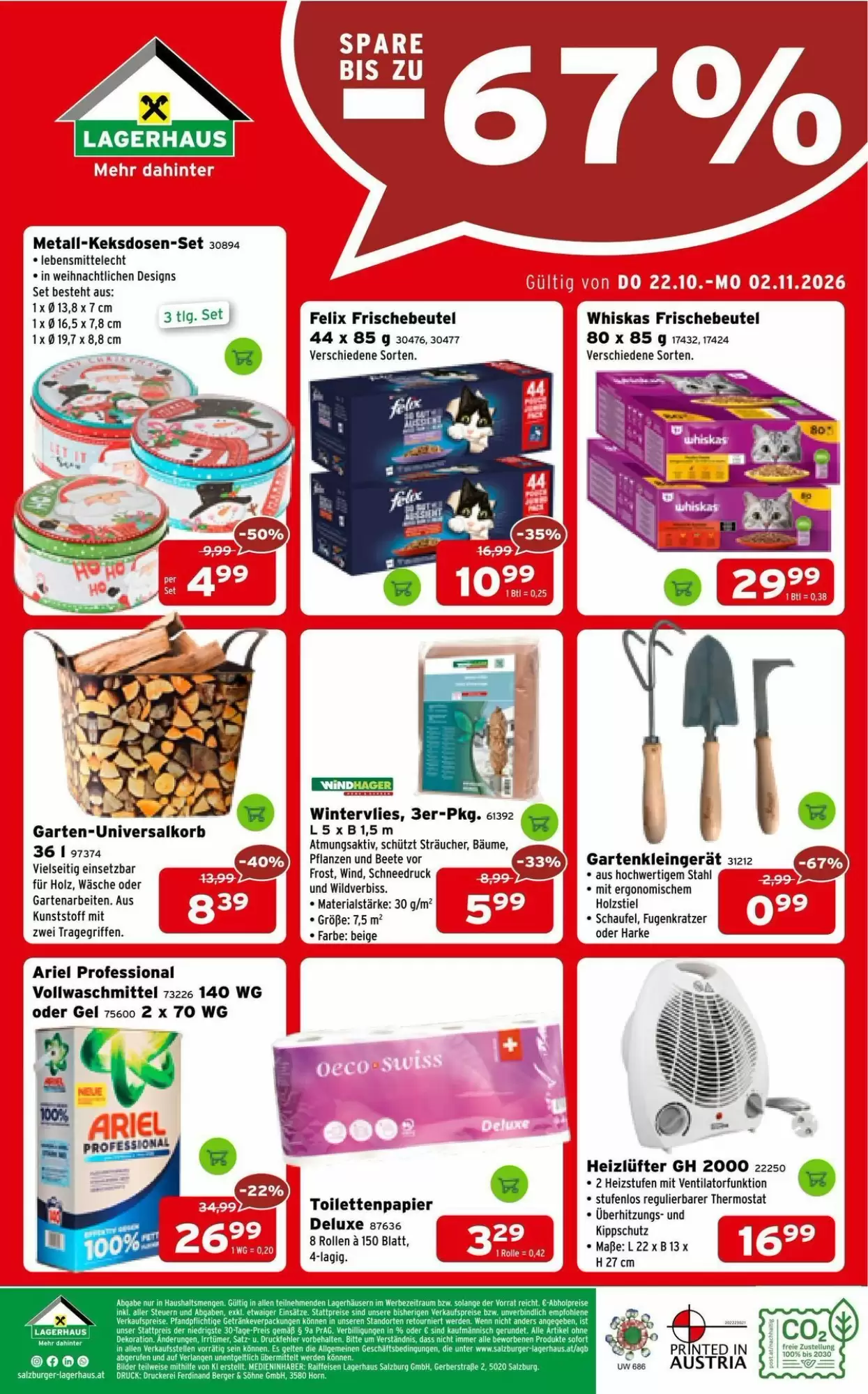Salzburger Lagerhaus Flugblatt (ab 22.10.2026) - Angebote und Prospekt - Seite 8