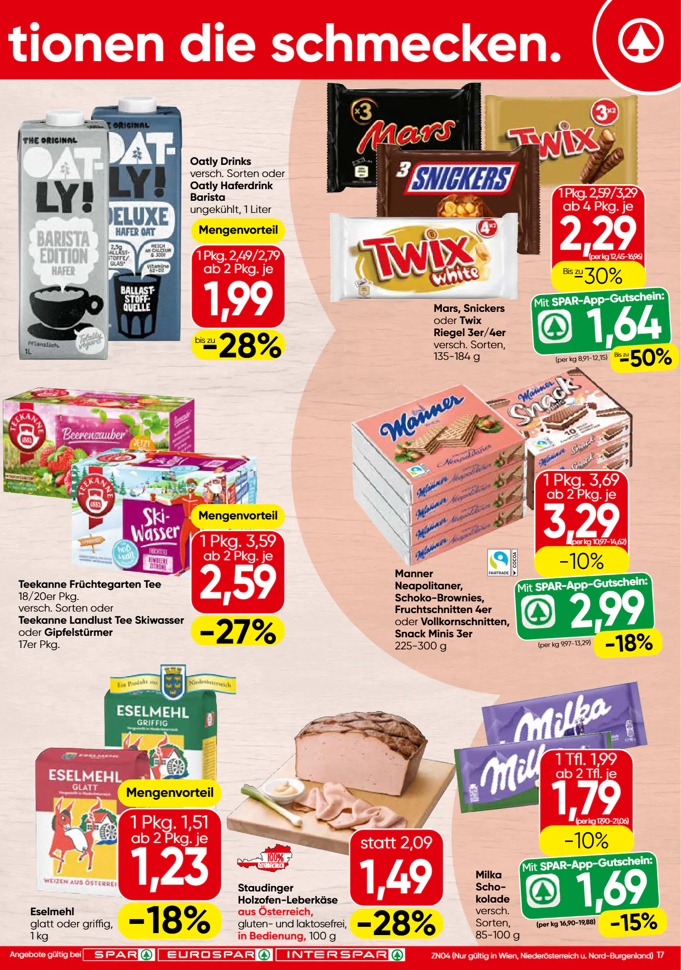Spar Flugblatt (ab 22.10.2026) - Angebote und Prospekt - Seite 17