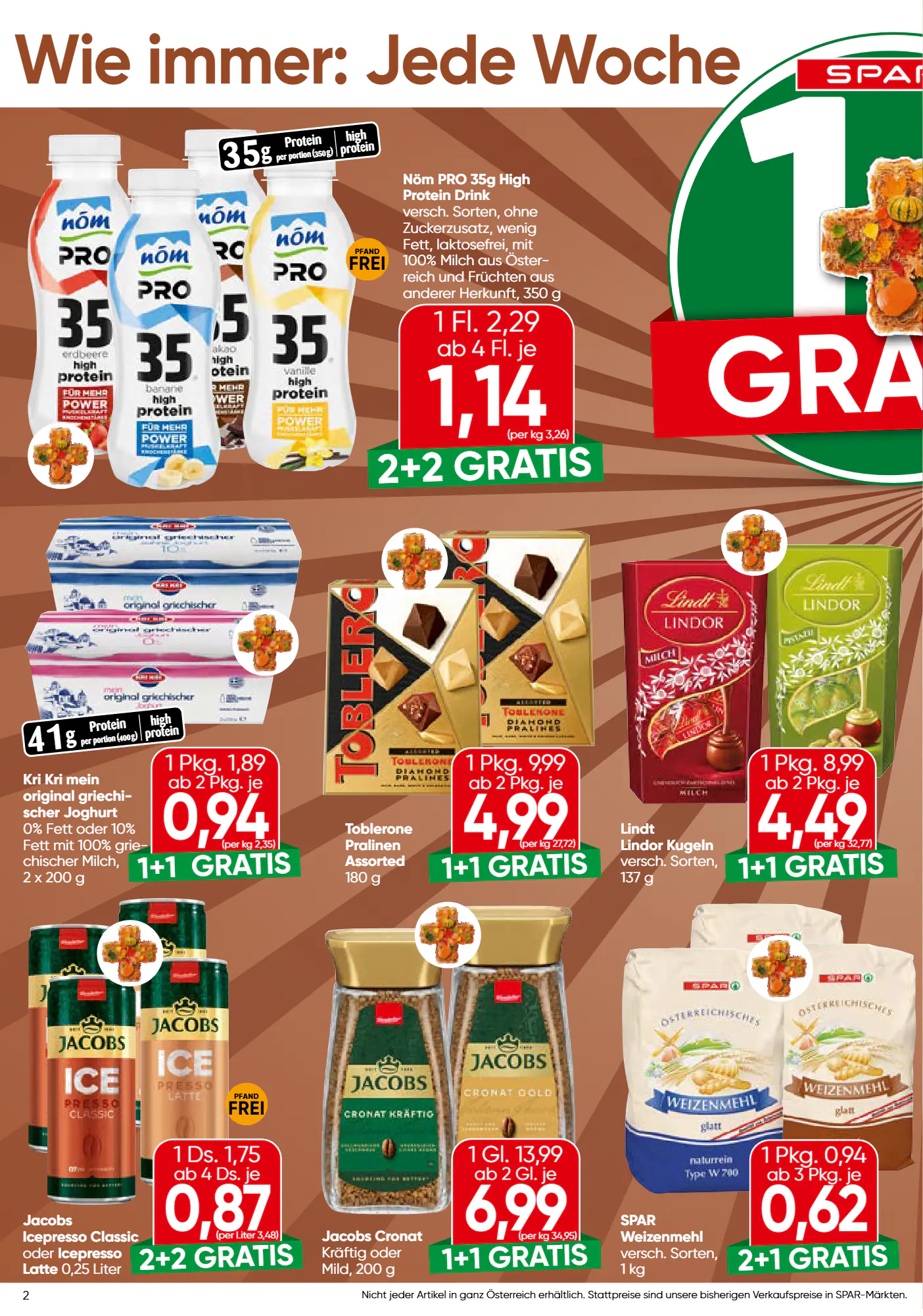 Spar Flugblatt (ab 22.10.2026) - Angebote und Prospekt - Seite 2