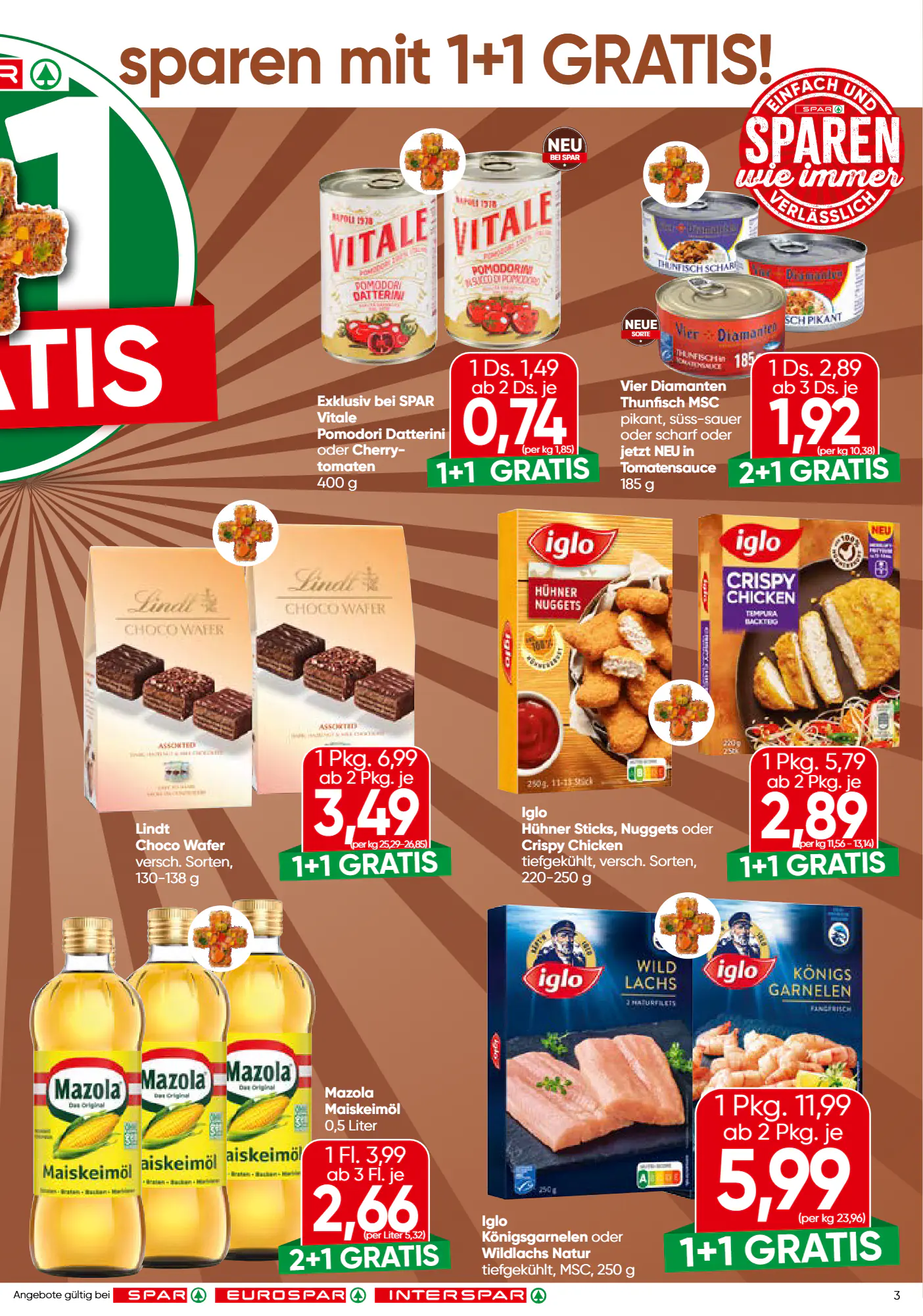 Spar Flugblatt (ab 22.10.2026) - Angebote und Prospekt - Seite 3