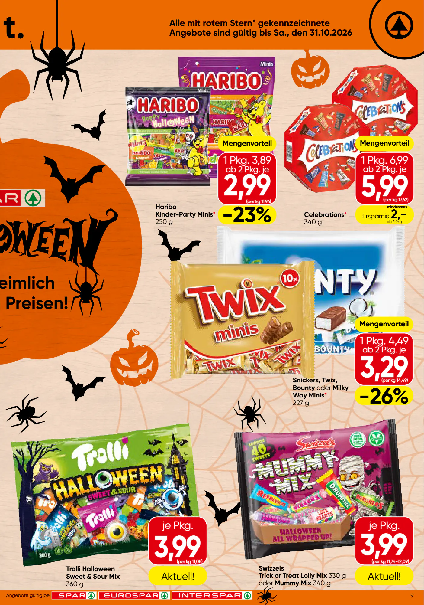 Spar Flugblatt (ab 22.10.2026) - Angebote und Prospekt - Seite 9