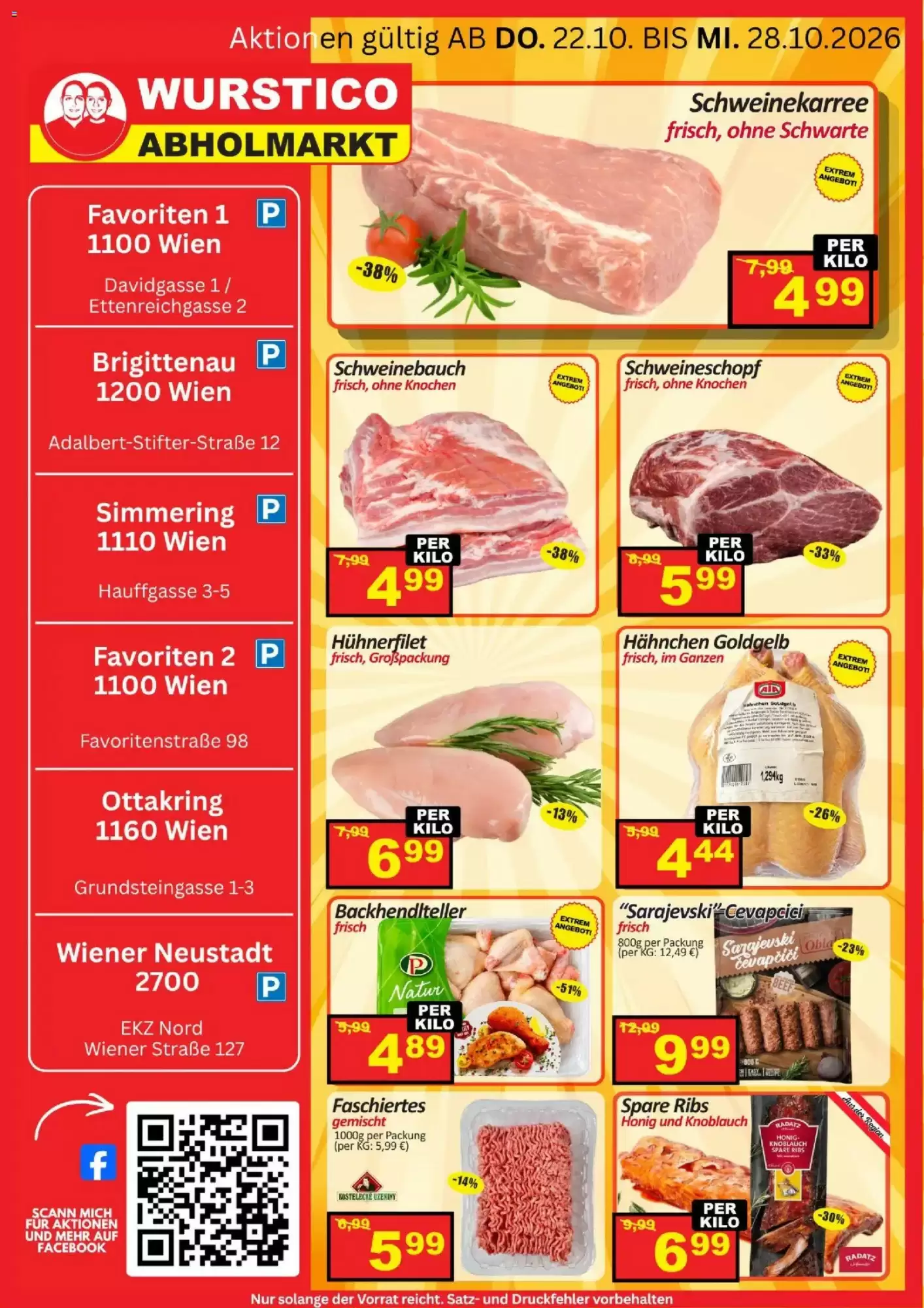 Wurstico Flugblatt (ab 22.10.2026) - Angebote und Prospekt - Seite 1