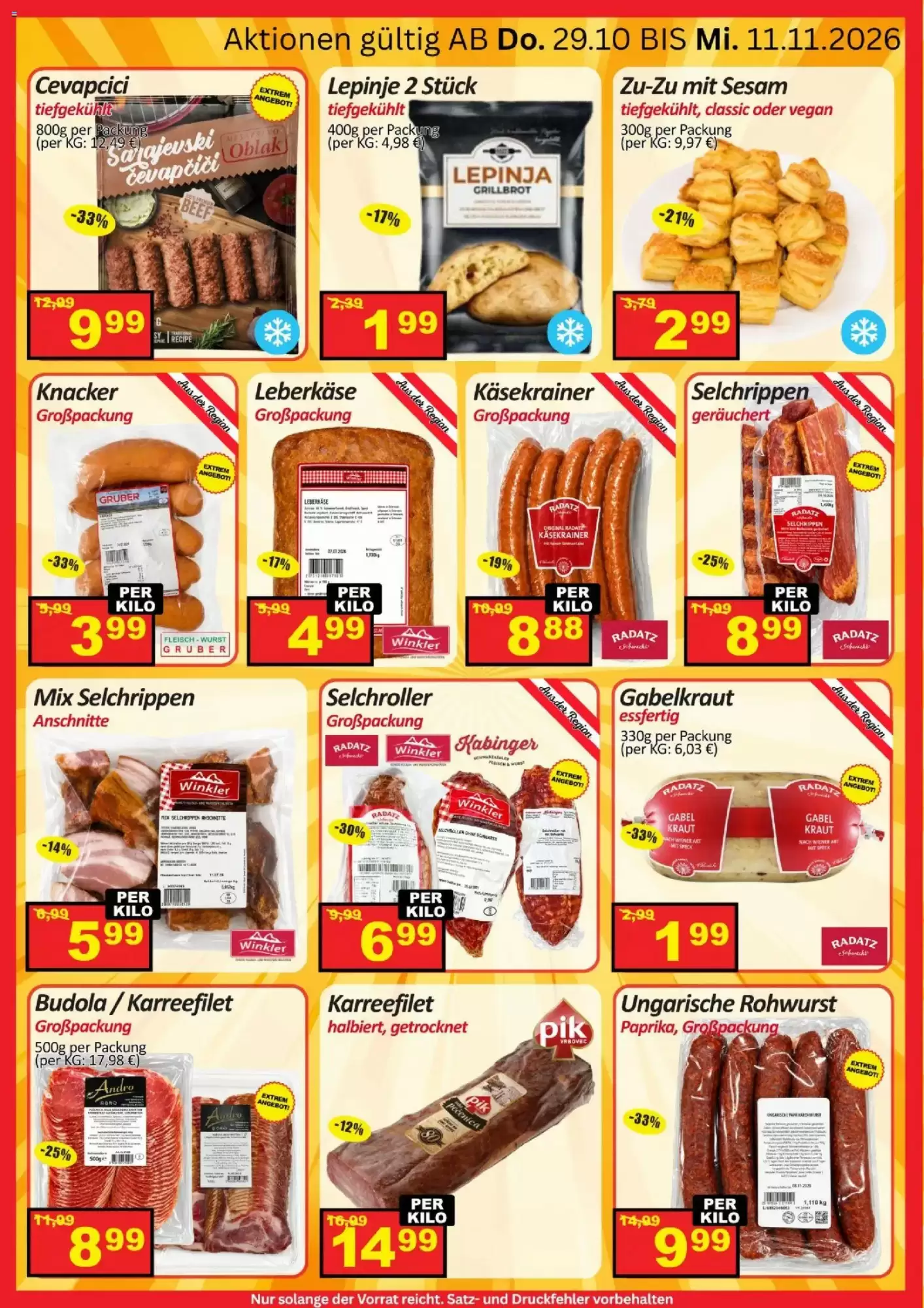 Wurstico Flugblatt (ab 22.10.2026) - Angebote und Prospekt - Seite 10
