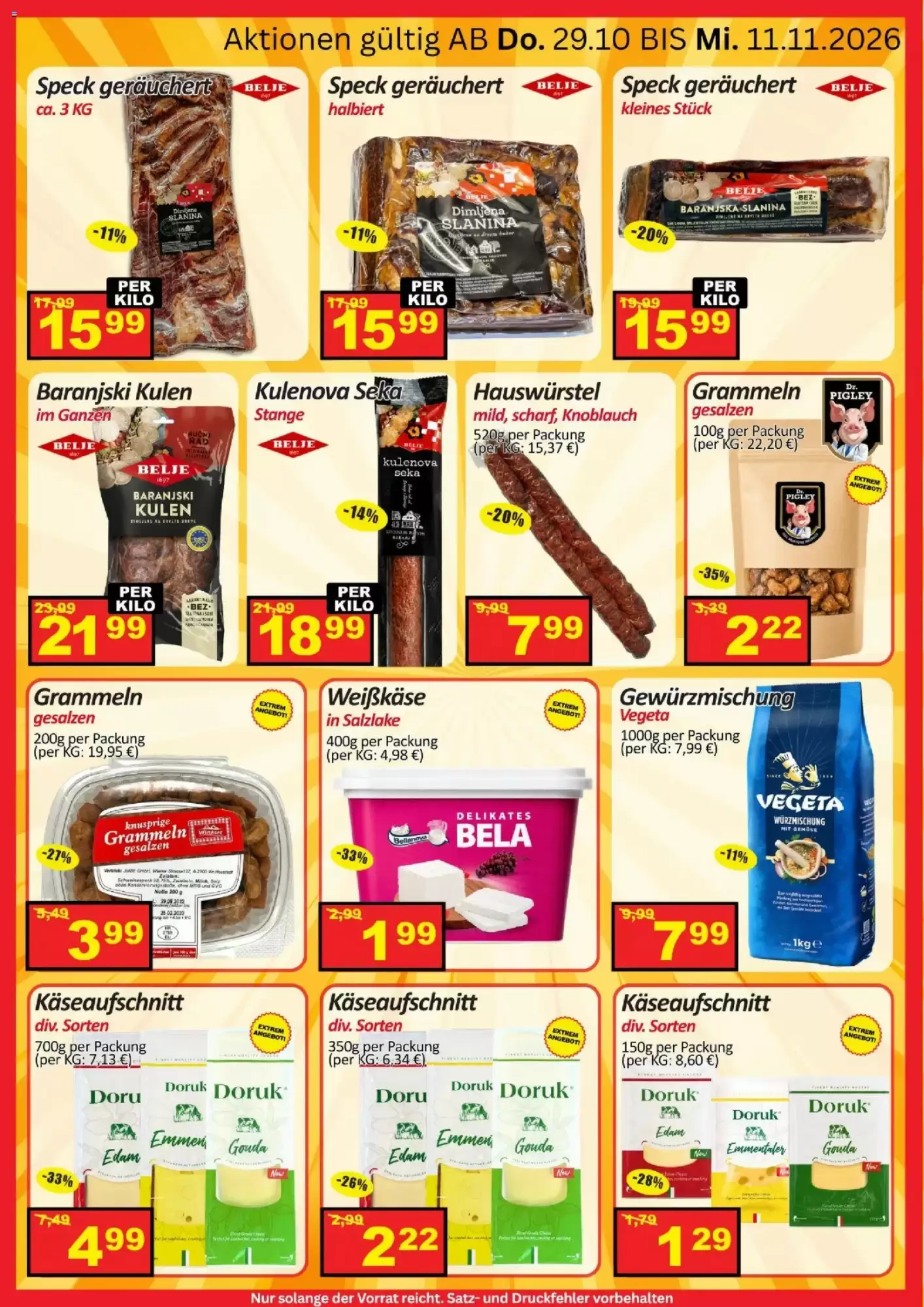 Wurstico Flugblatt (ab 22.10.2026) - Angebote und Prospekt - Seite 11