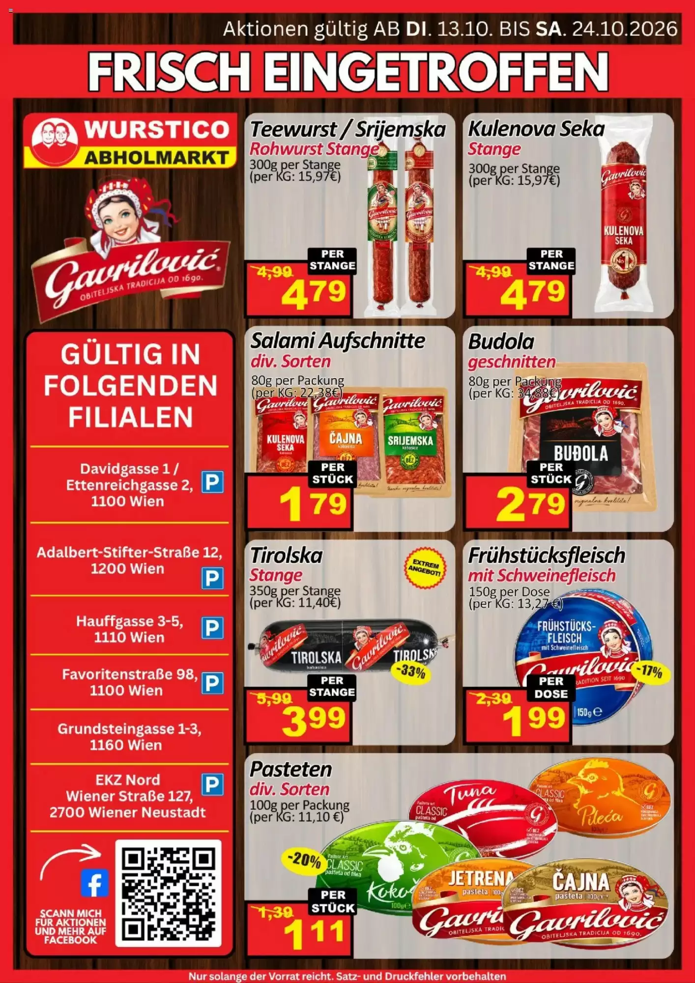 Wurstico Flugblatt (ab 22.10.2026) - Angebote und Prospekt - Seite 15