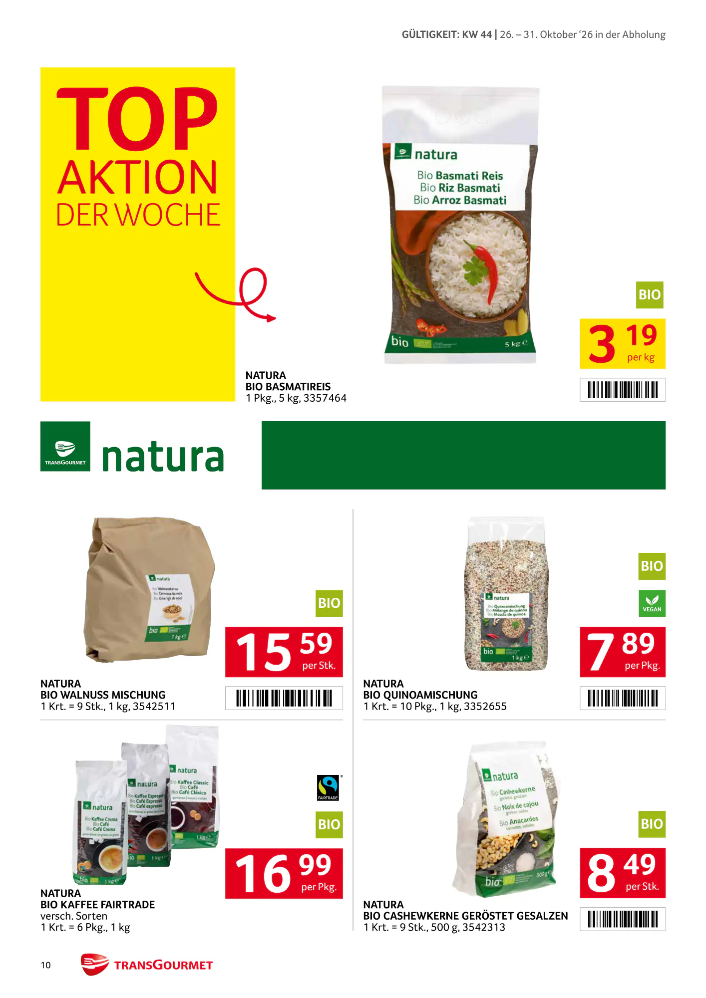 Transgourmet Flugblatt (ab 25.10.2026) - Angebote und Prospekt - Seite 10