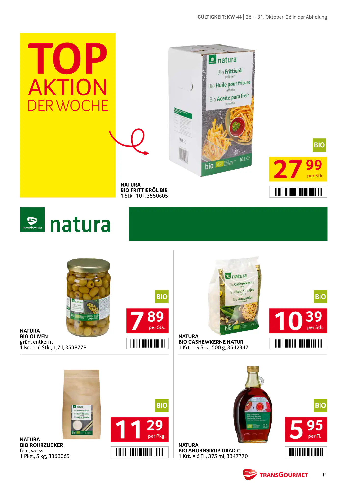 Transgourmet Flugblatt (ab 25.10.2026) - Angebote und Prospekt - Seite 11