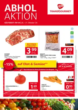 Transgourmet Flugblatt (ab 25.10.2026) - Angebote und Prospekt