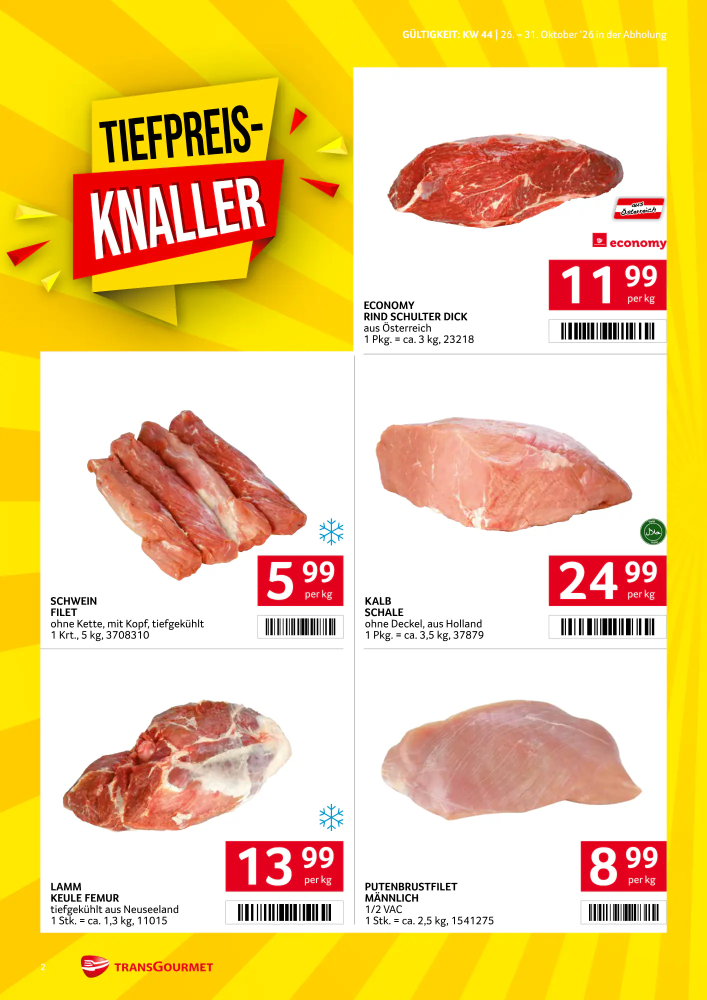 Transgourmet Flugblatt (ab 25.10.2026) - Angebote und Prospekt - Seite 2