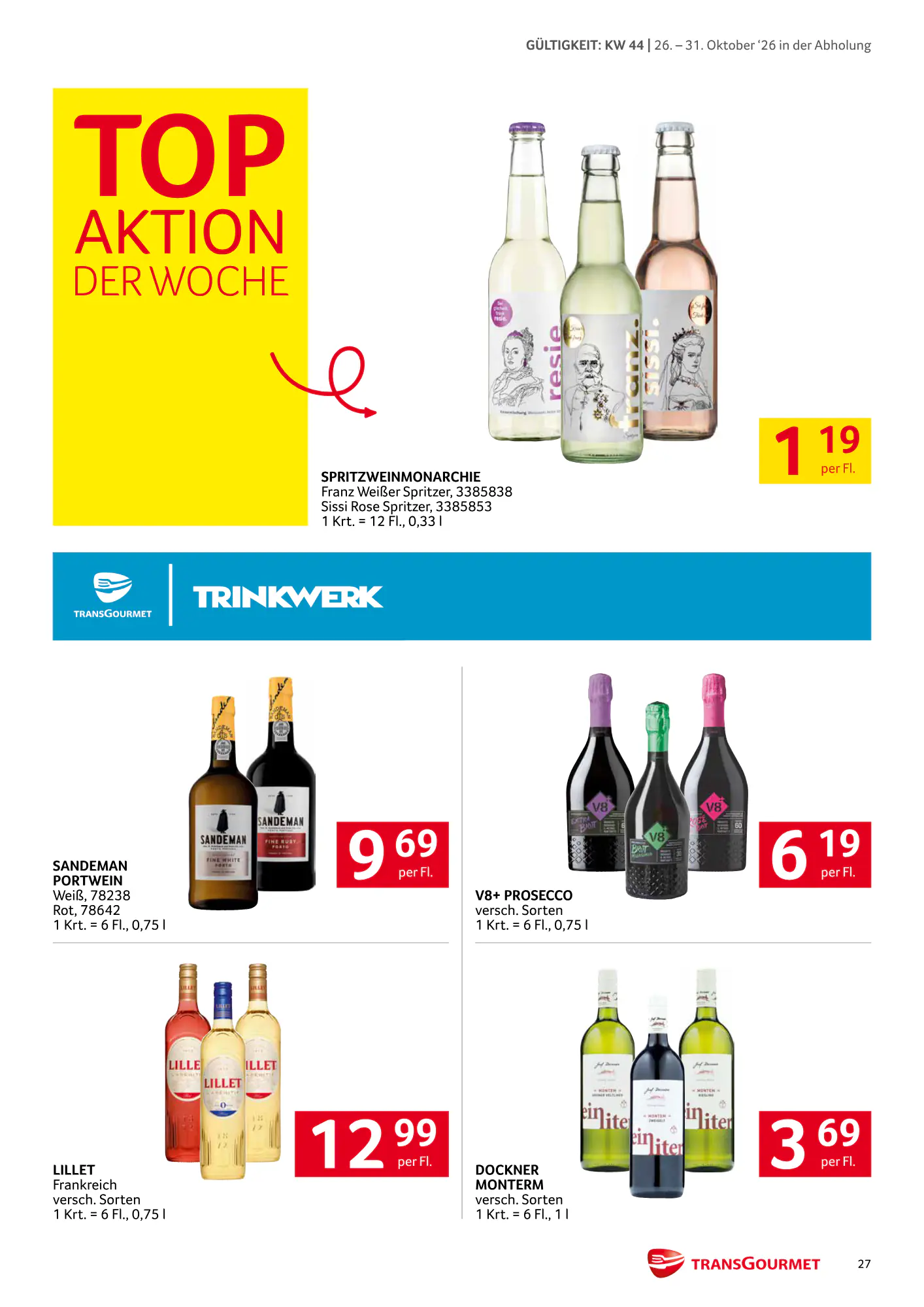 Transgourmet Flugblatt (ab 25.10.2026) - Angebote und Prospekt - Seite 27