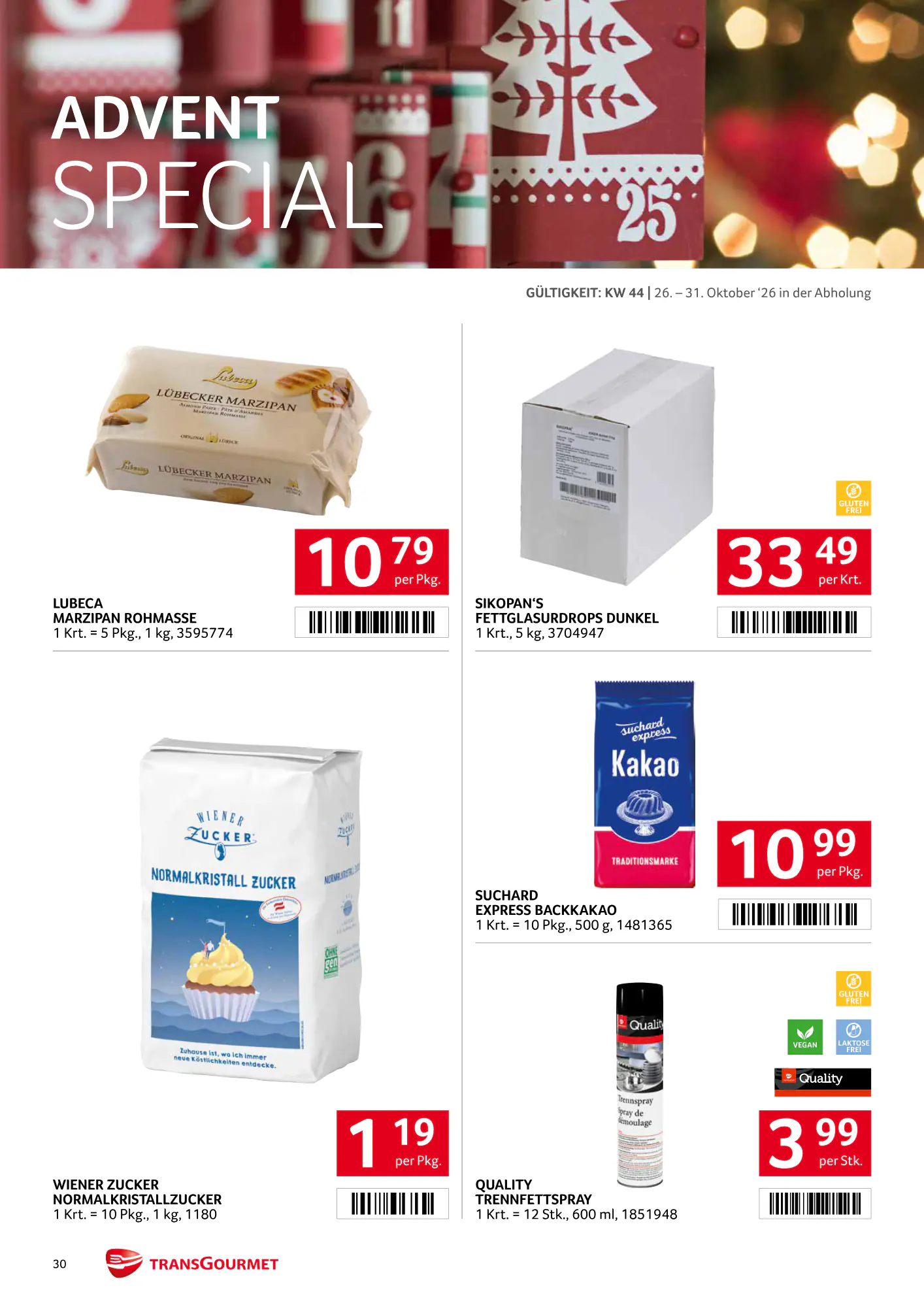 Transgourmet Flugblatt (ab 25.10.2026) - Angebote und Prospekt - Seite 30
