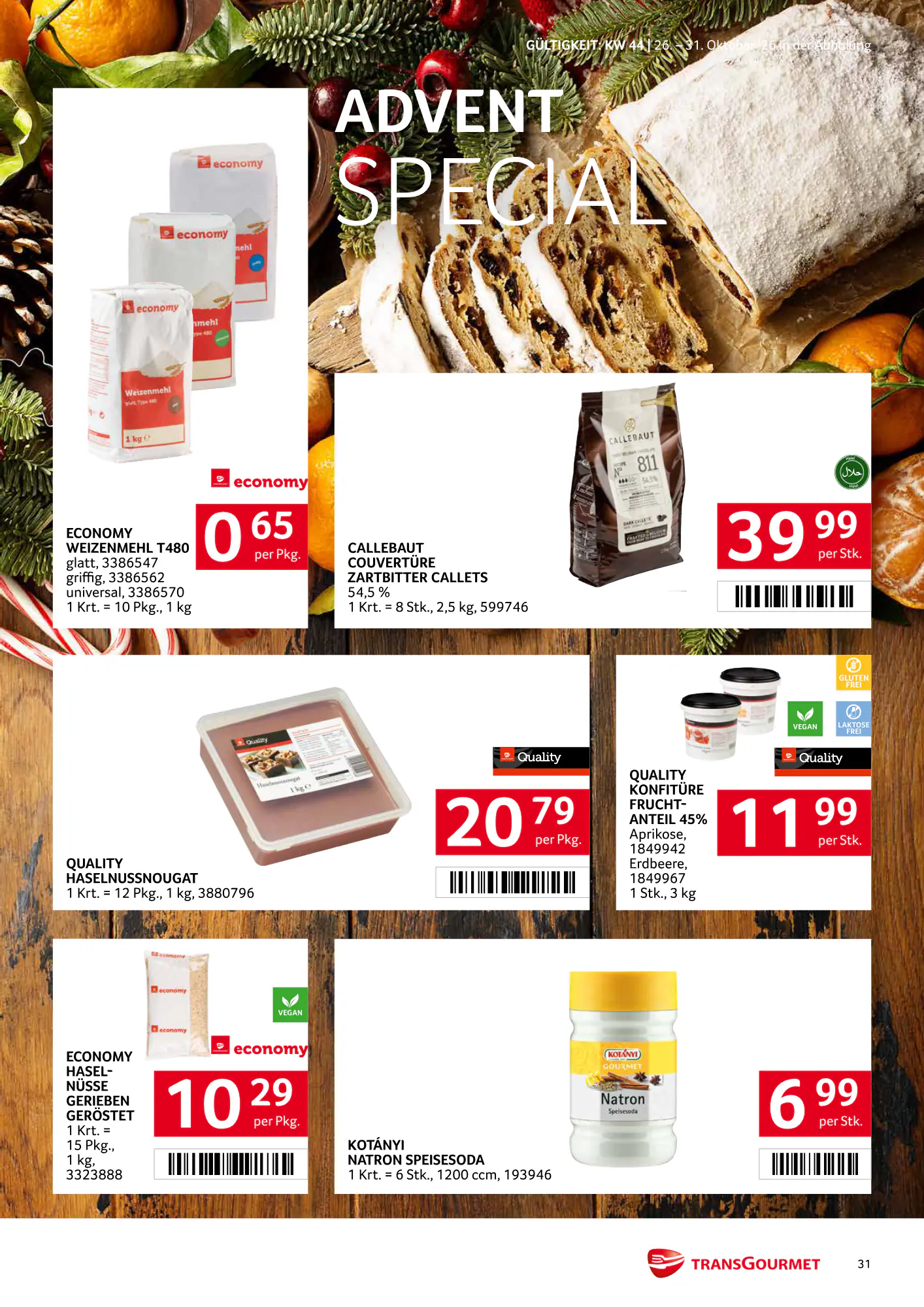 Transgourmet Flugblatt (ab 25.10.2026) - Angebote und Prospekt - Seite 31